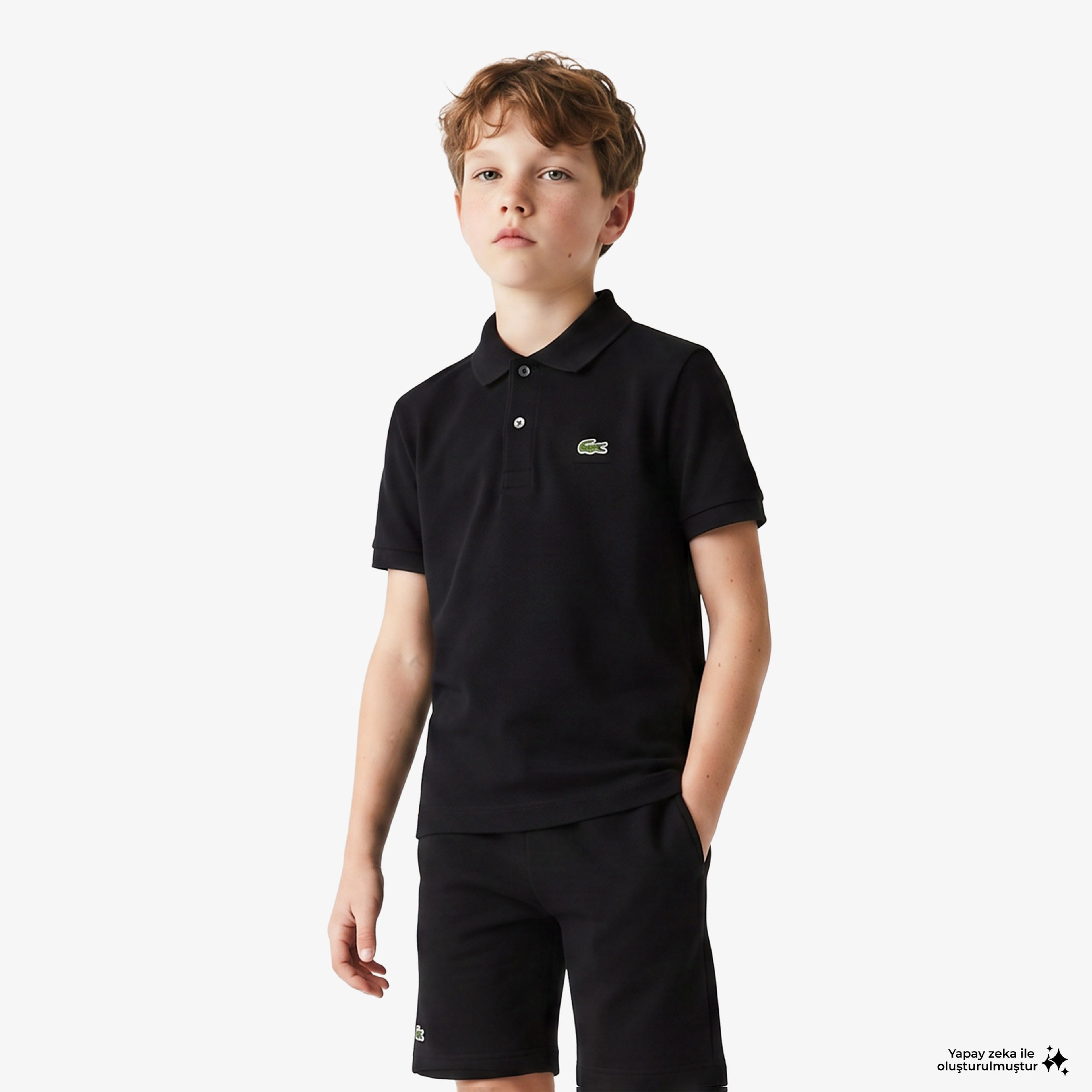 Çocuk Siyah Polo