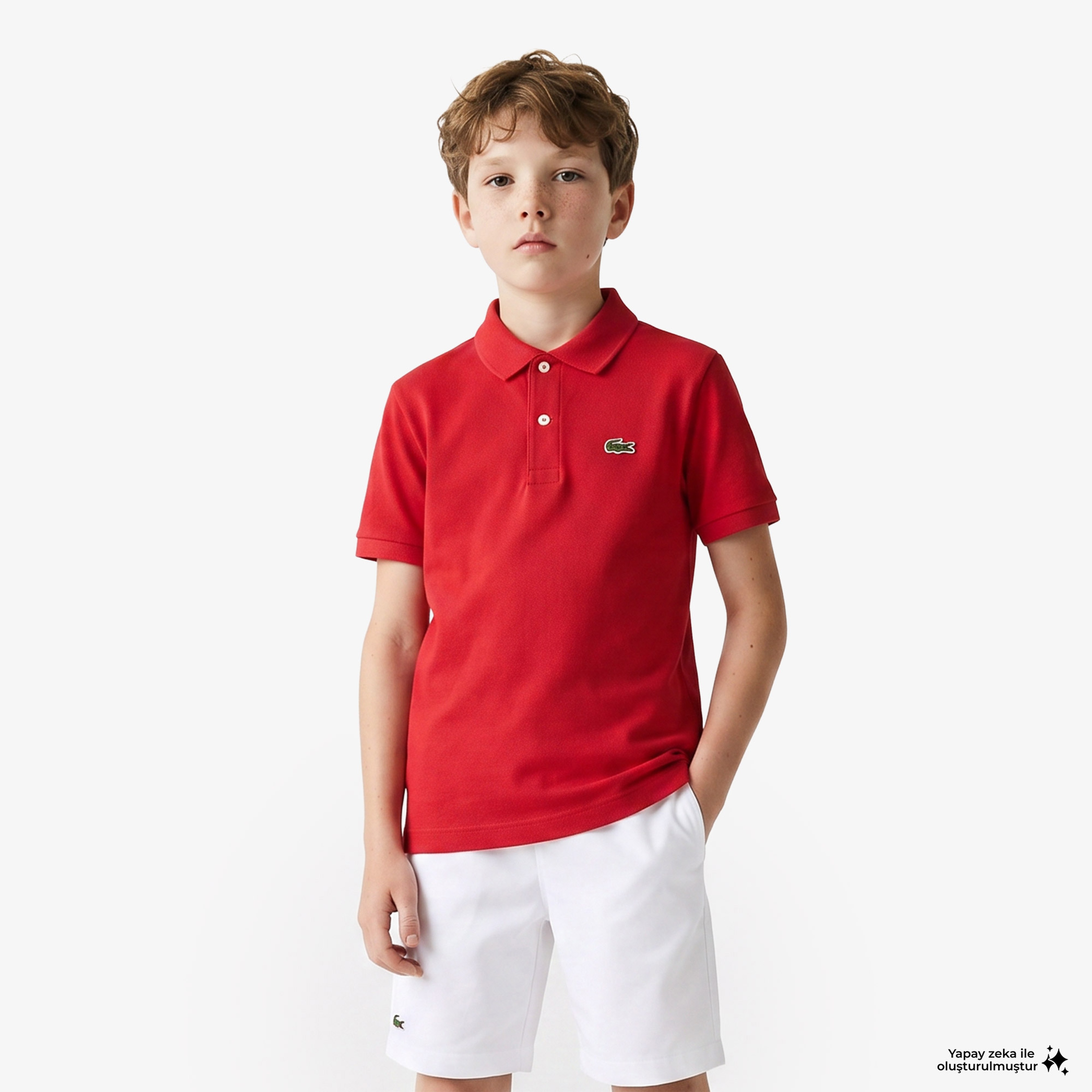 Çocuk Kırmızı Polo Çocuk Kırmızı Polo