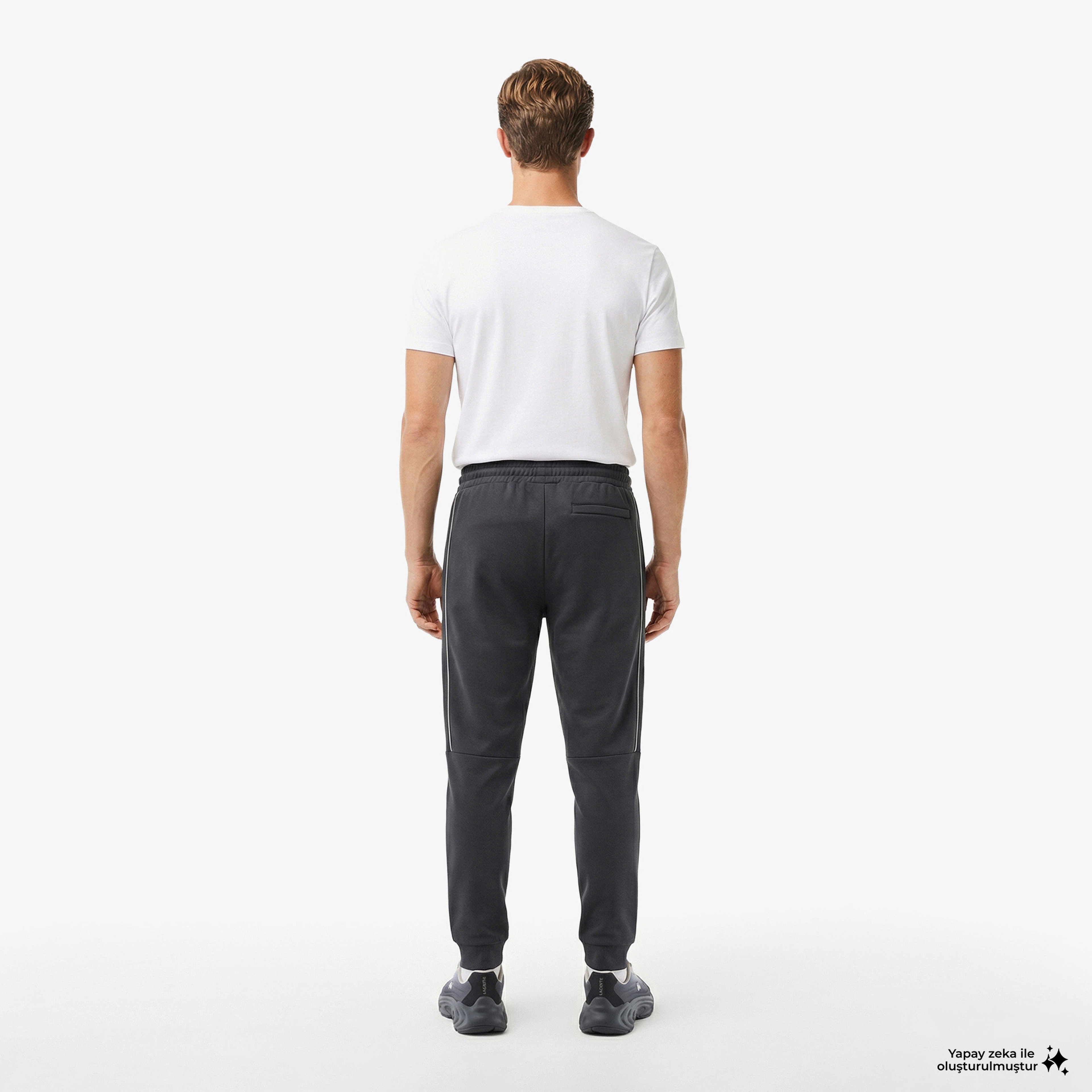 Erkek Regular Fit Koyu Gri Eşofman Altı