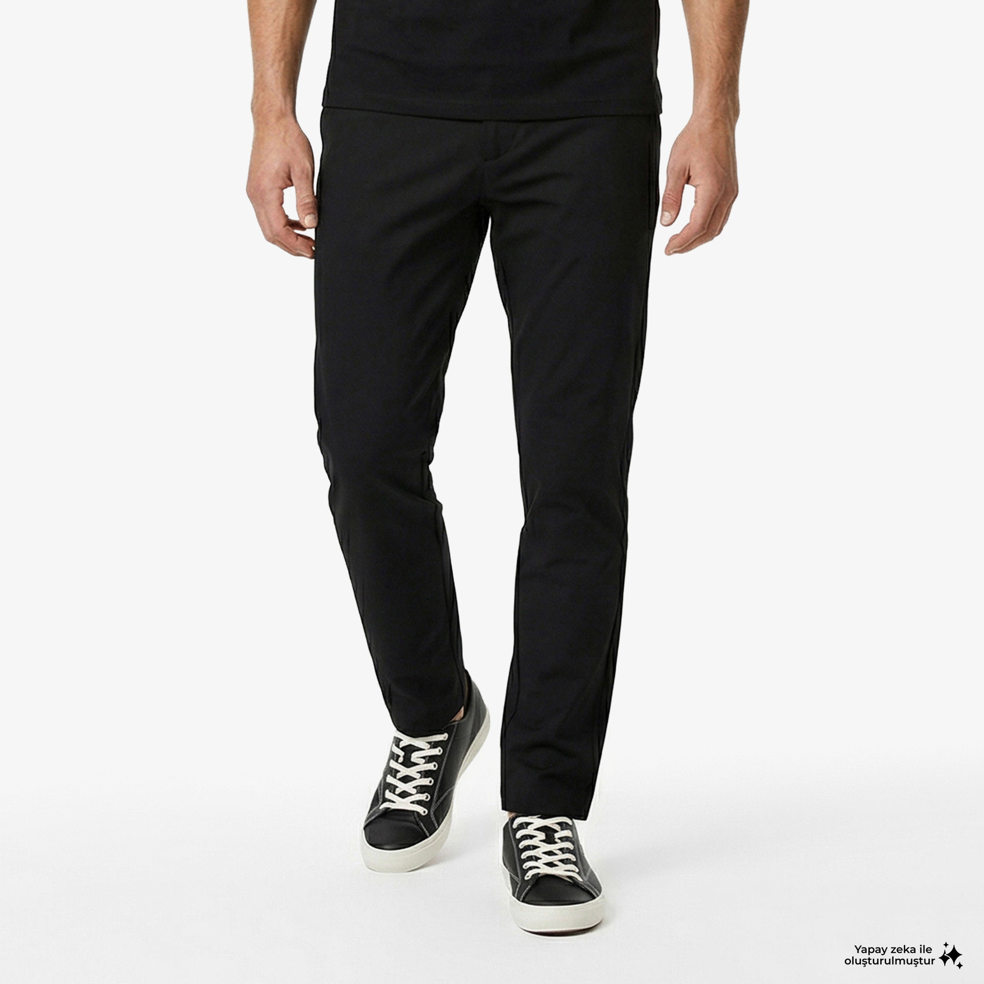 Erkek Relaxed Fit Siyah Pantolon Erkek Relaxed Fit Siyah Pantolon