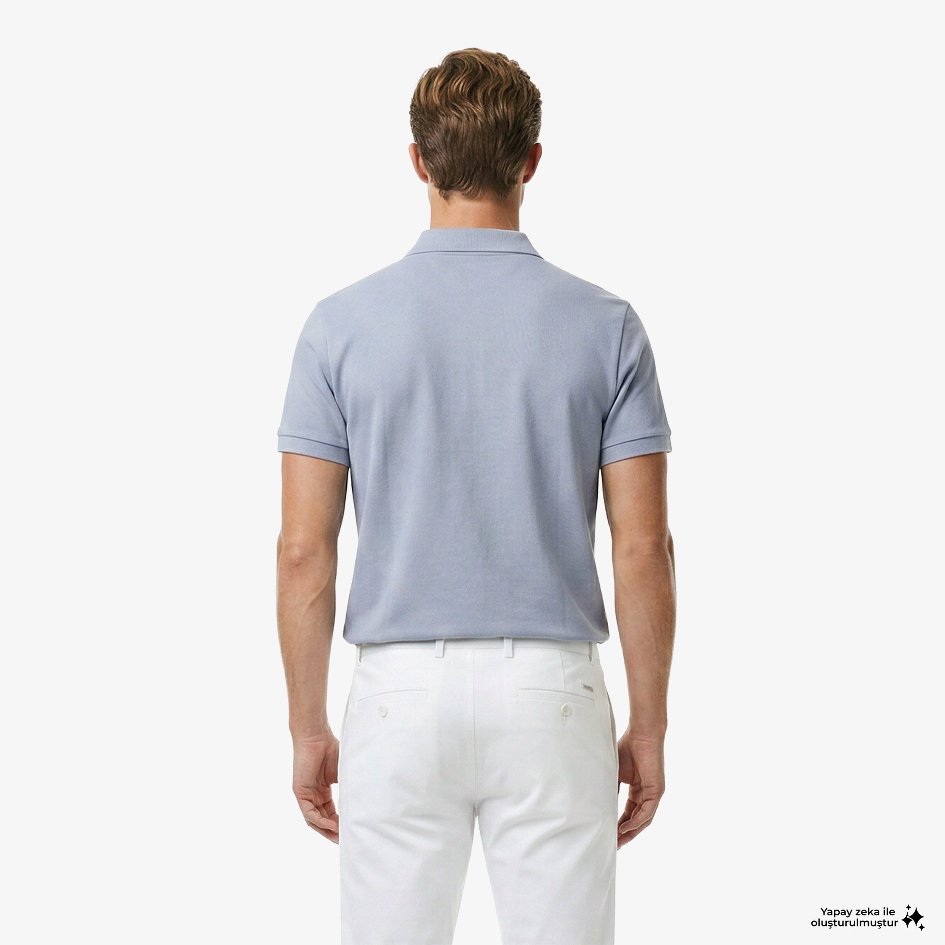 Erkek Regular Fit Mavi Paris Polo Erkek Regular Fit Mavi Paris Polo