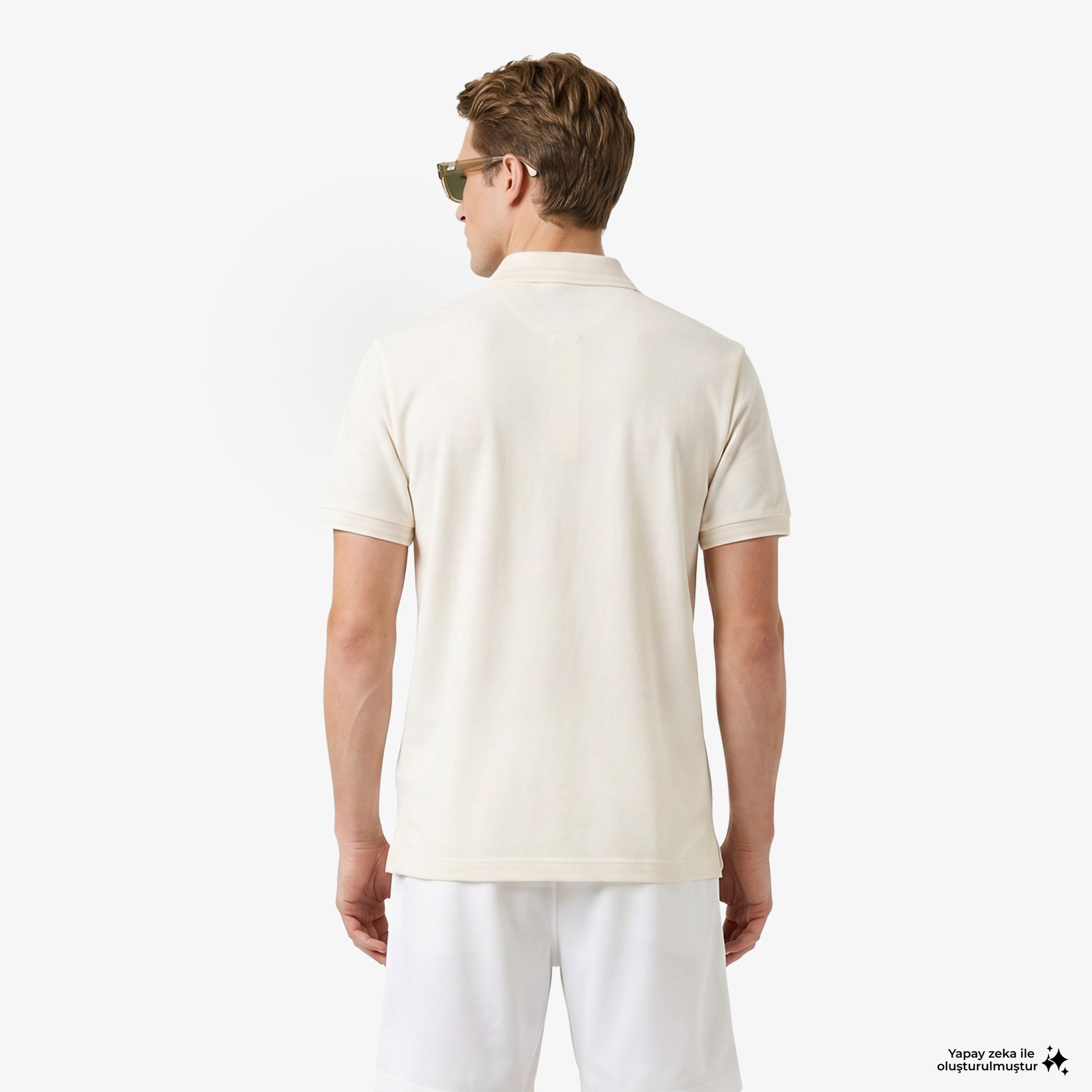 Erkek Regular Fit Krem Polo Erkek Regular Fit Krem Polo