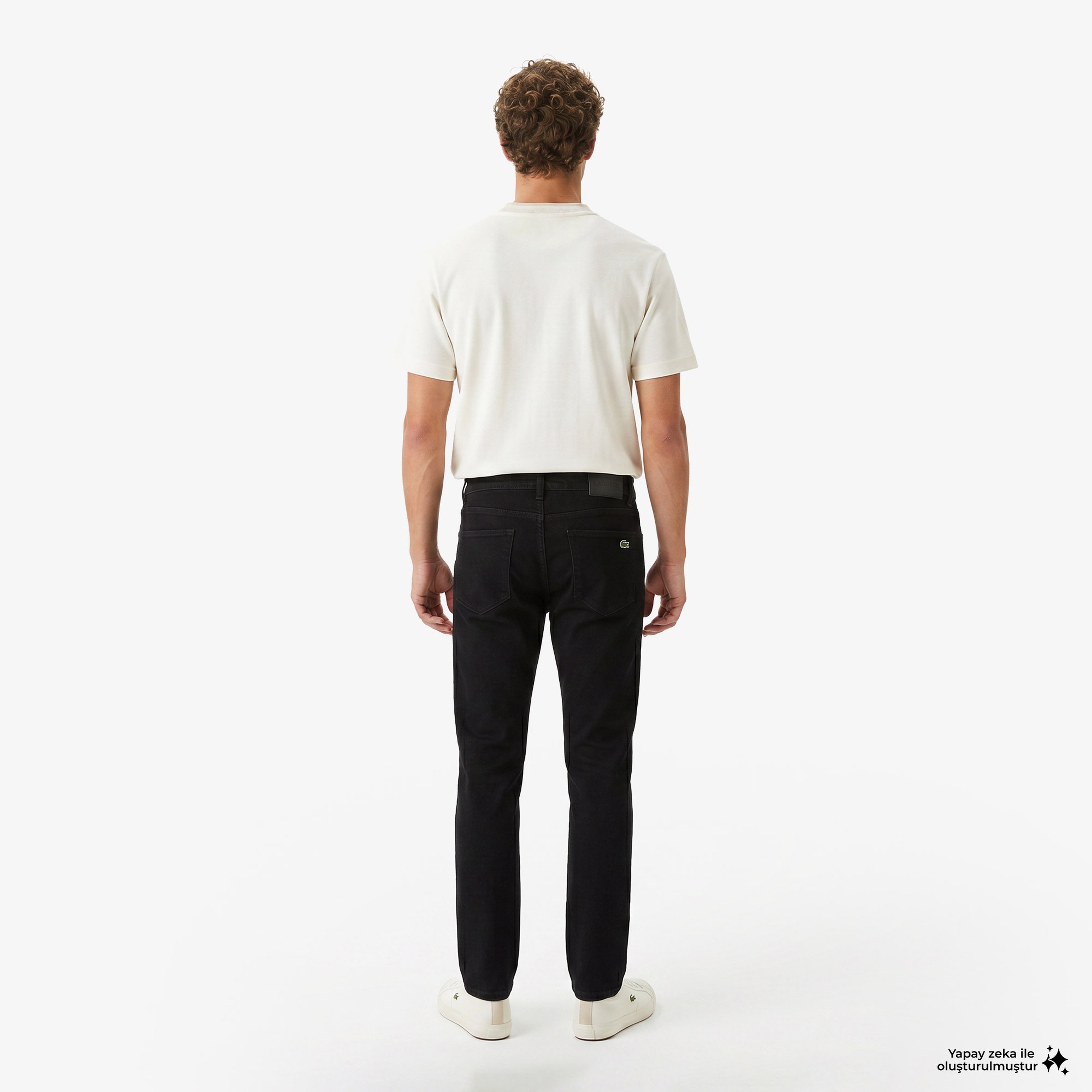Erkek Regular Fit Siyah Jean Pantolon