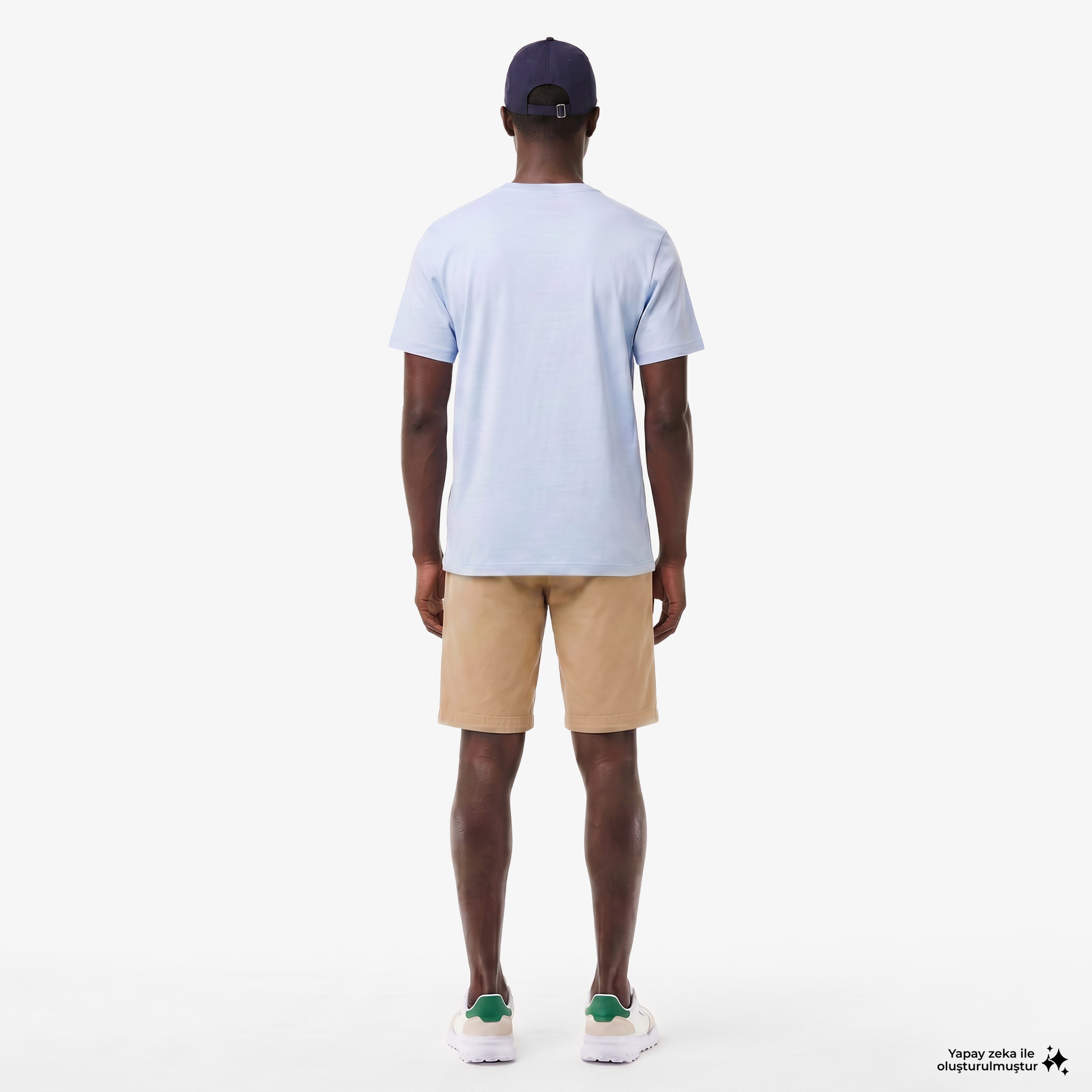 Erkek Regular Fit Bisiklet Yaka Mavi T-Shirt
