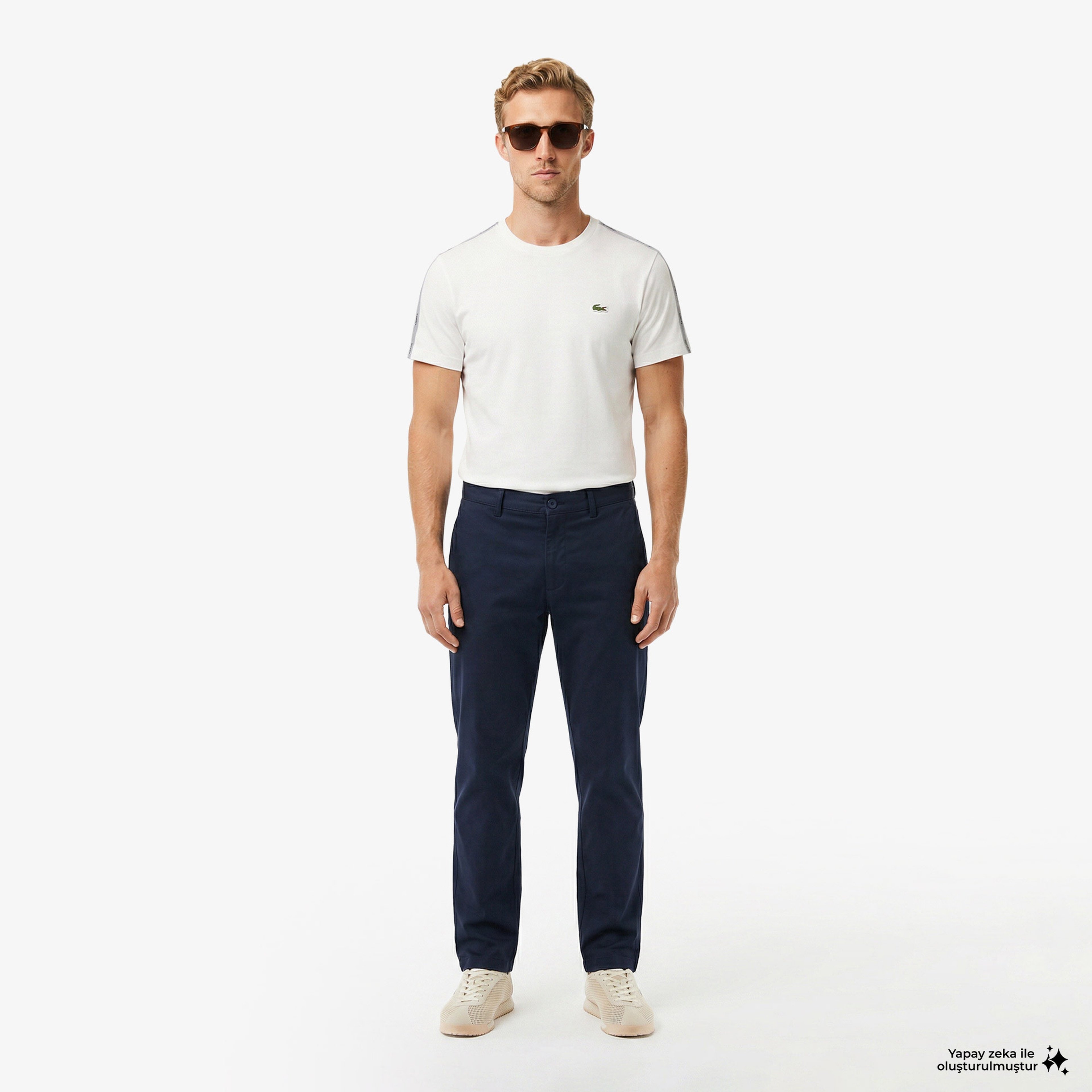 Erkek Slim Fit Lacivert Chino Pantolon Erkek Slim Fit Lacivert Chino Pantolon