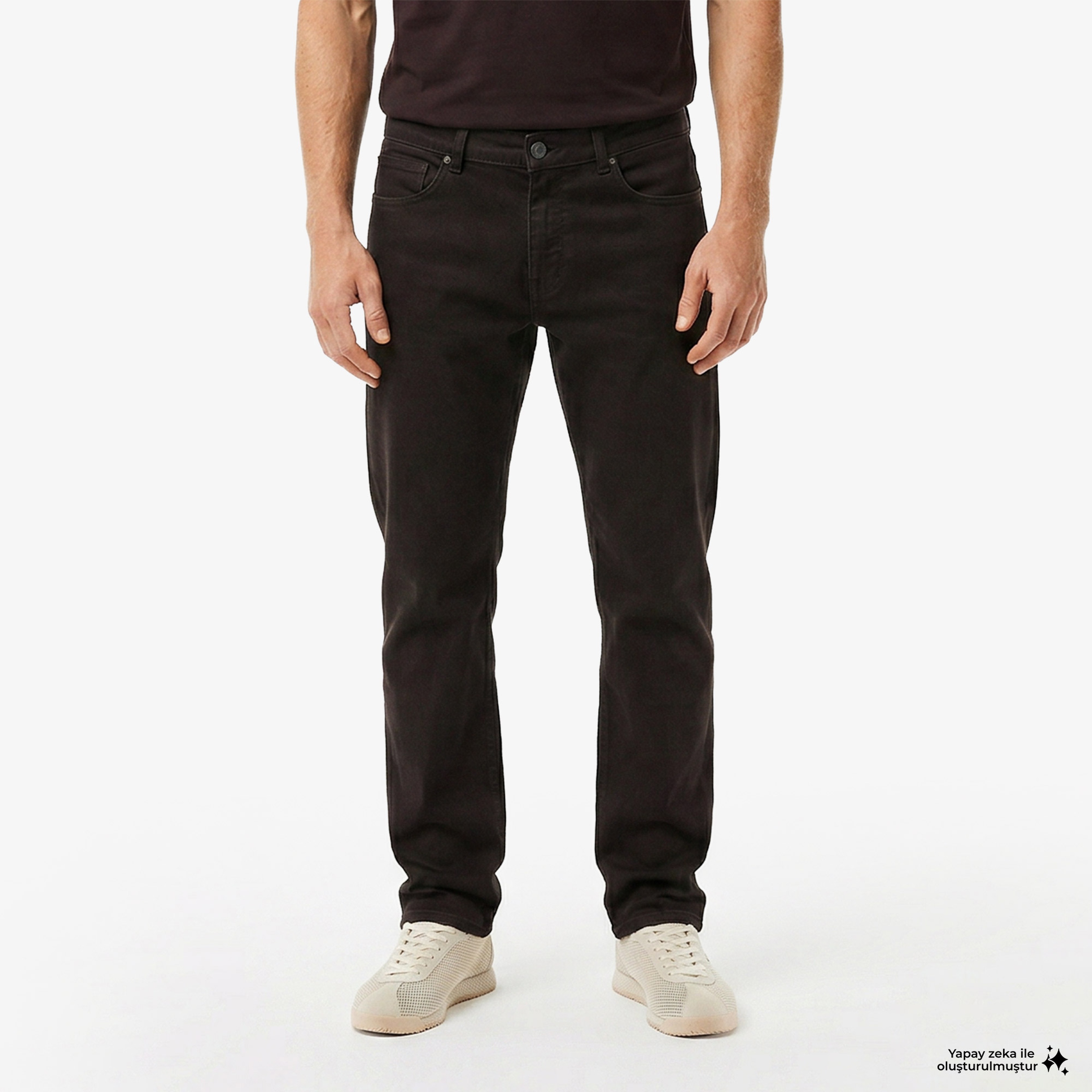 Erkek Slim Fit Kahverengi Pantolon Erkek Slim Fit Kahverengi Pantolon