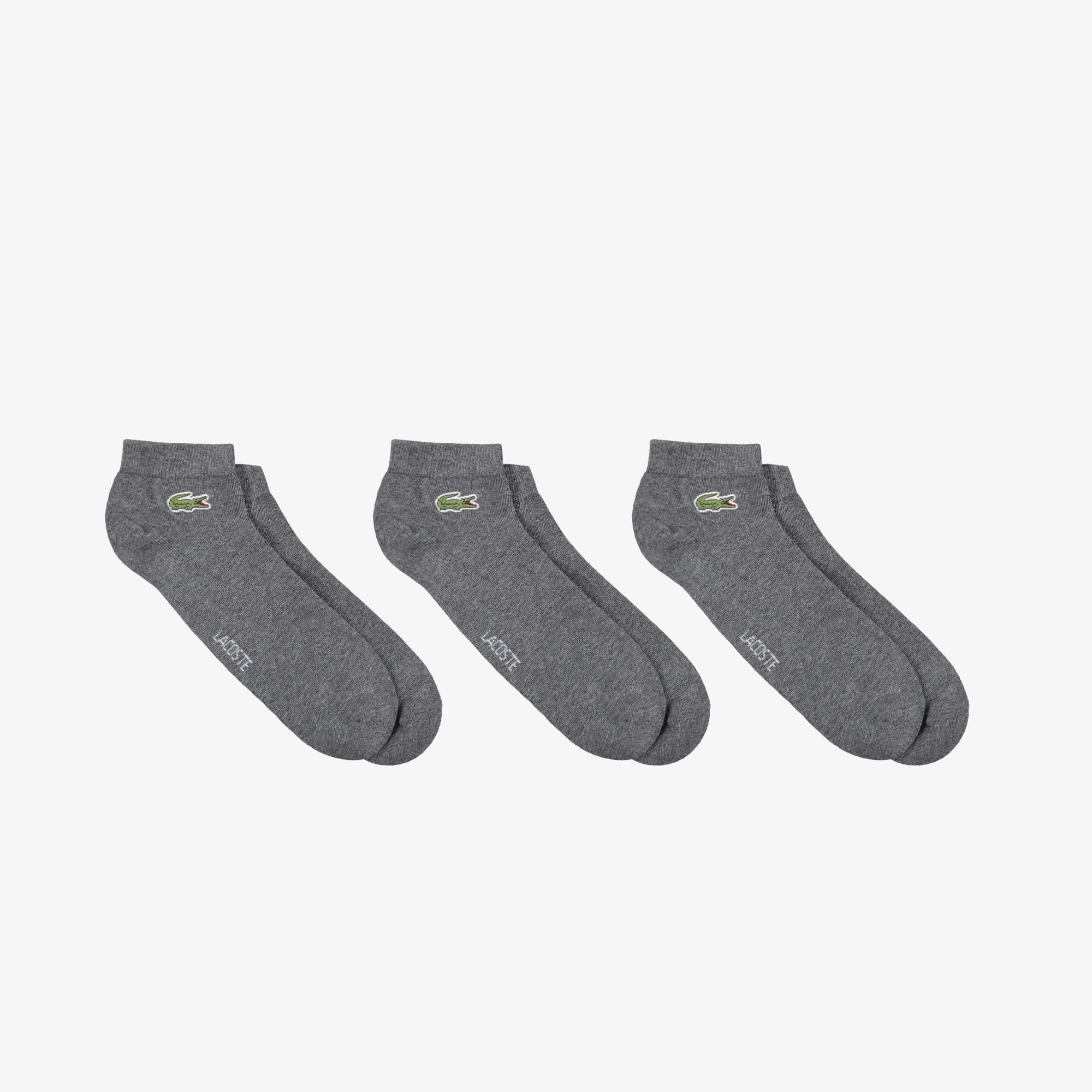 Unisex 3'lü Gri Çorap