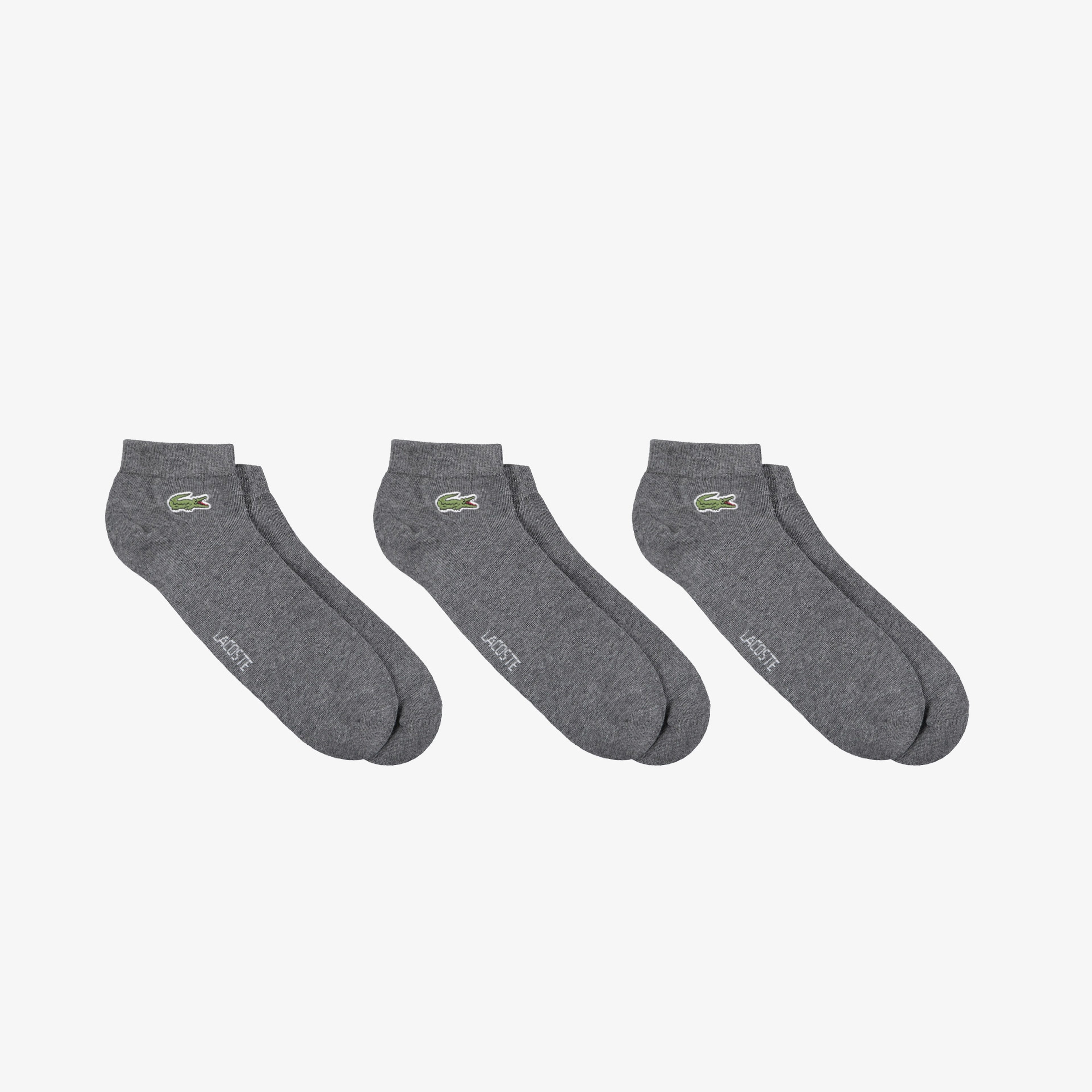 Unisex 3'lü Gri Çorap