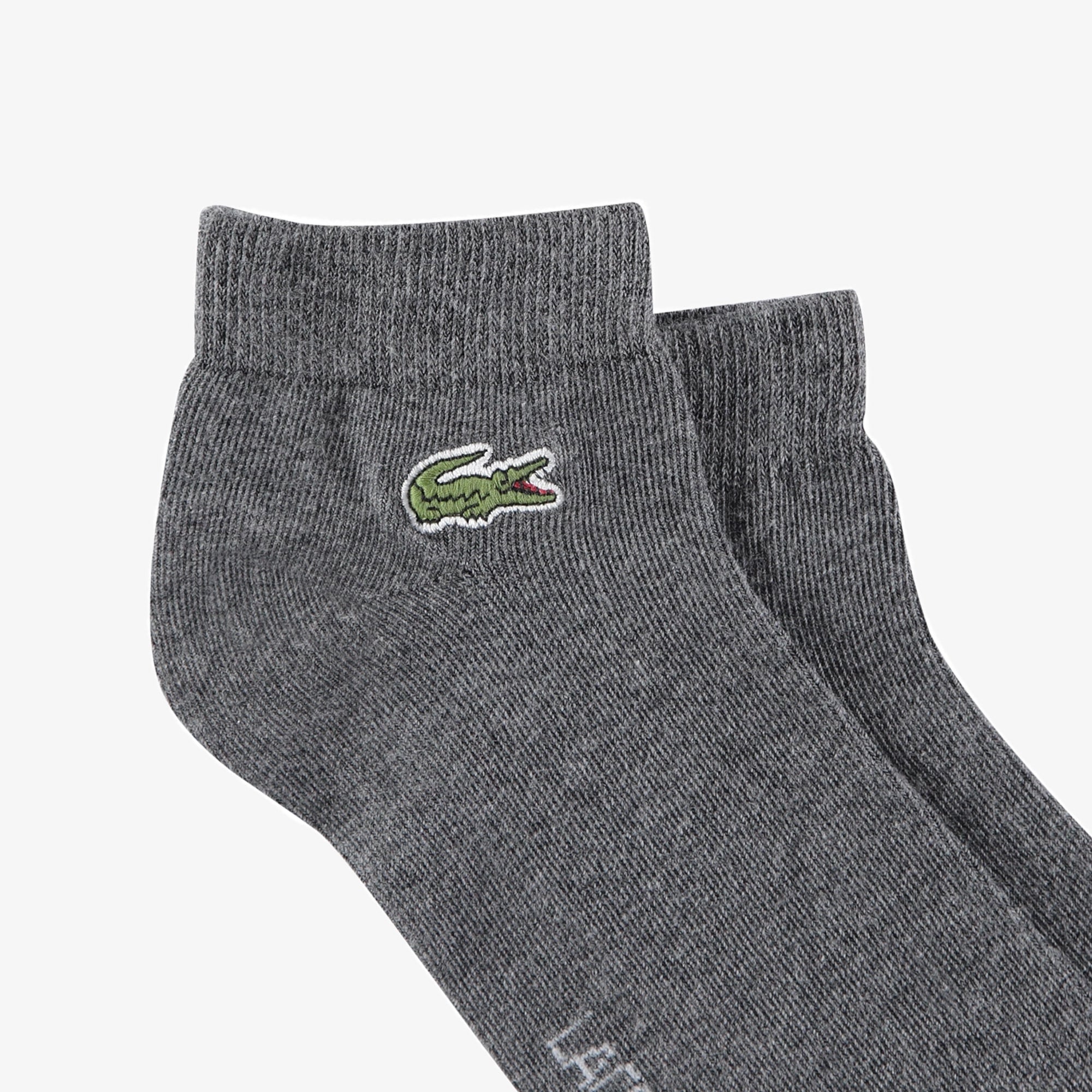 Unisex 3'lü Gri Çorap