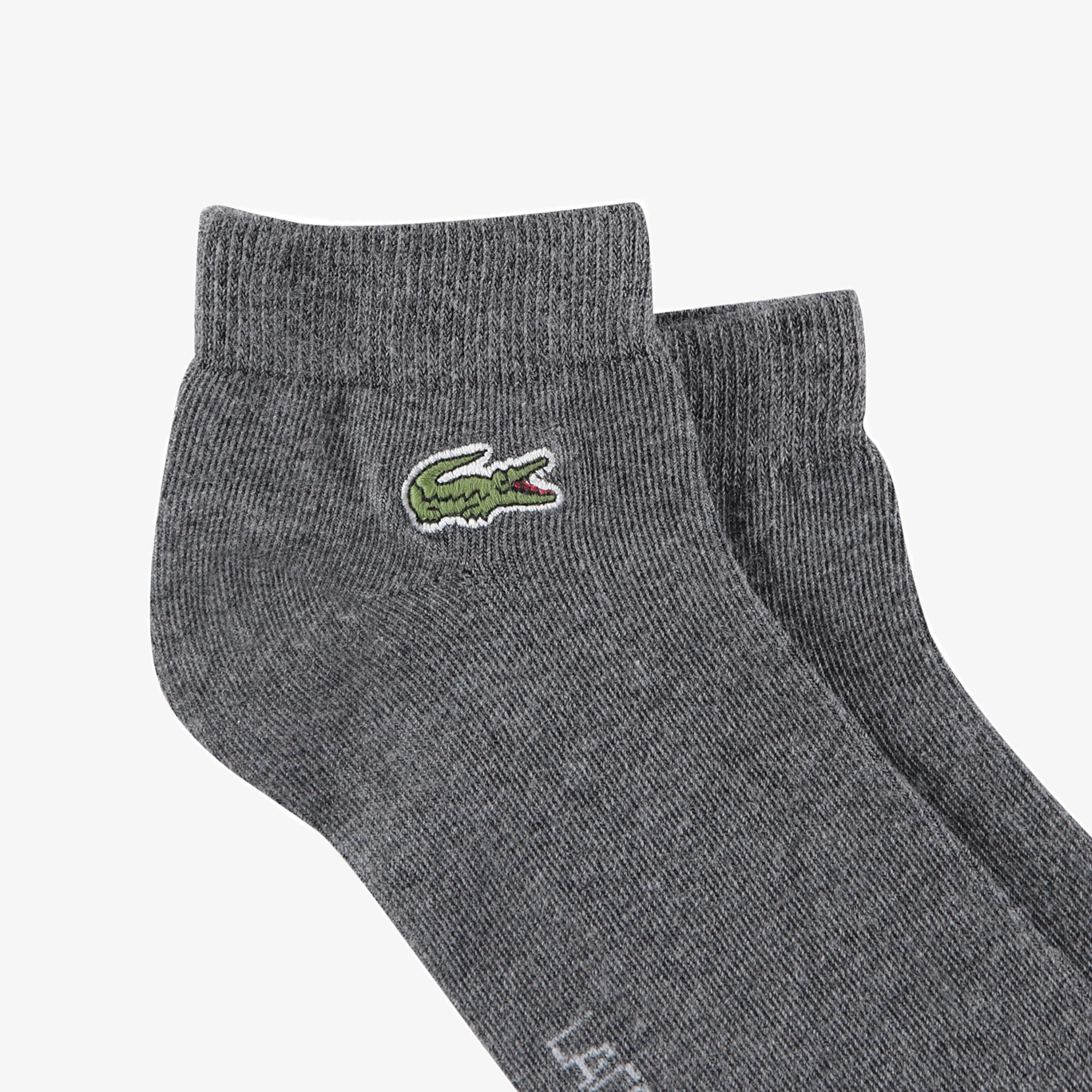 Unisex 3'lü Gri Çorap