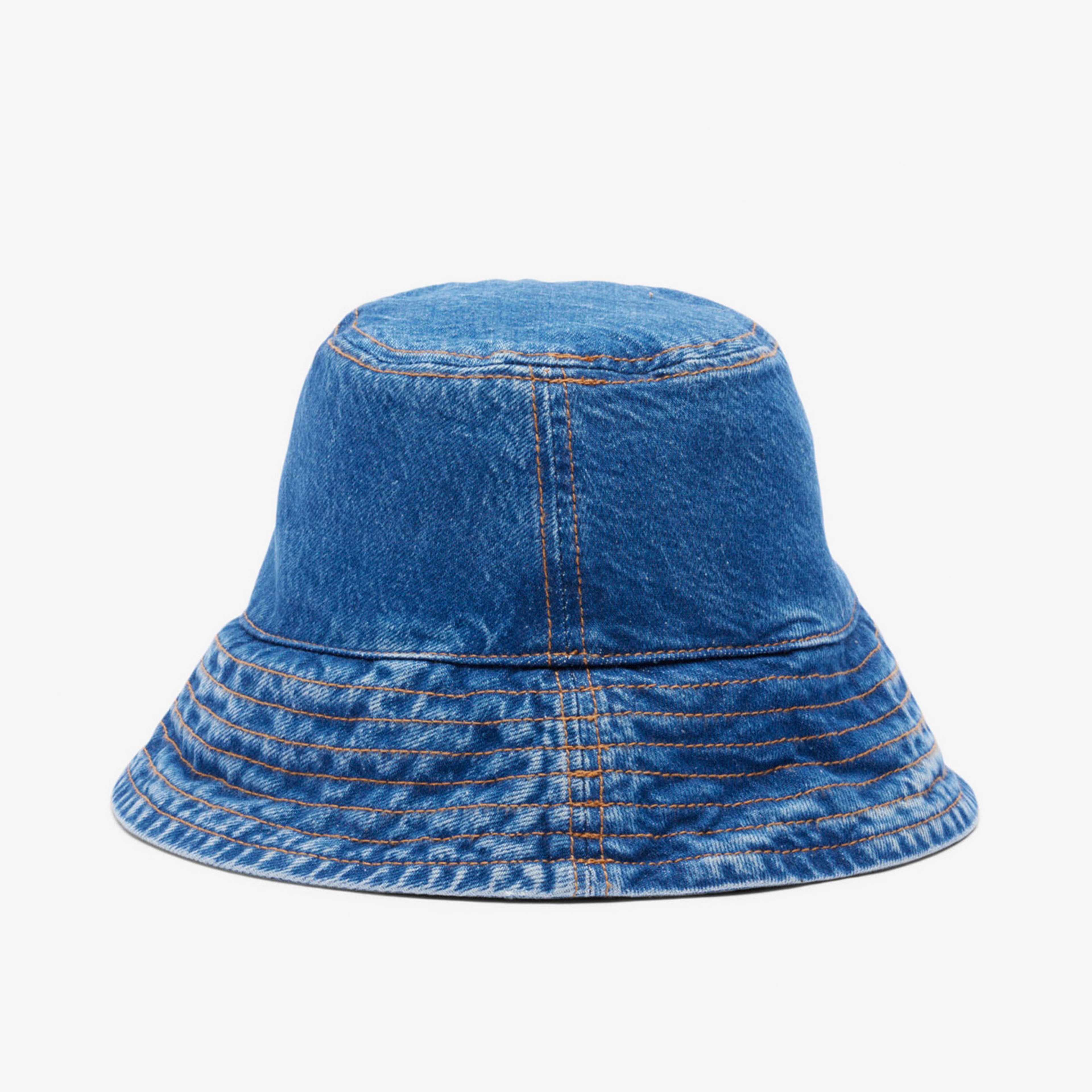 Kadın Denim Mavi Şapka Kadın Denim Mavi Şapka