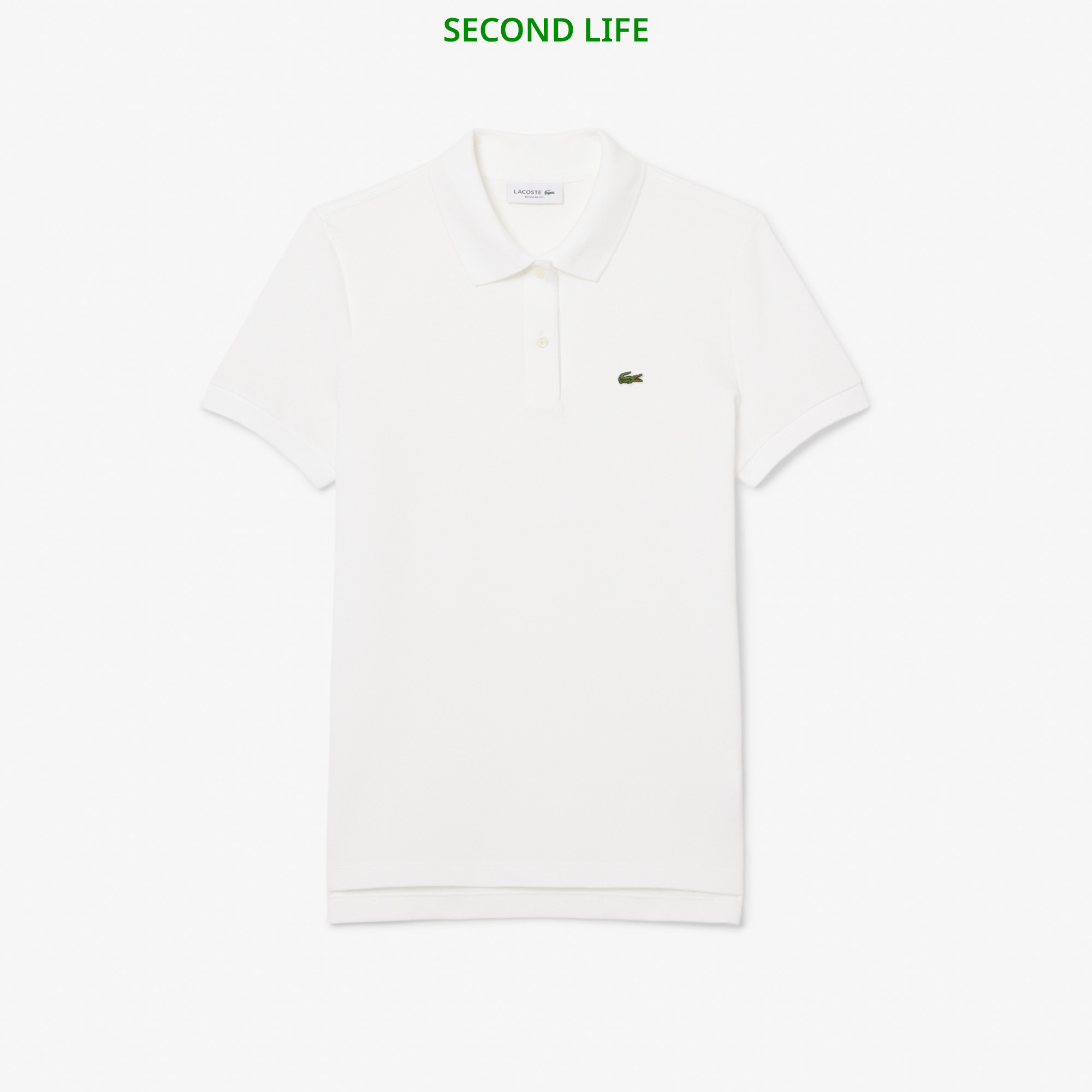 Lacoste İkinci El Kadın Regular Fit Beyaz Polo