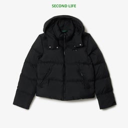İkinci El Kadın Relaxed Fit Kapüşonlu Siyah Şişme Mont Siyah