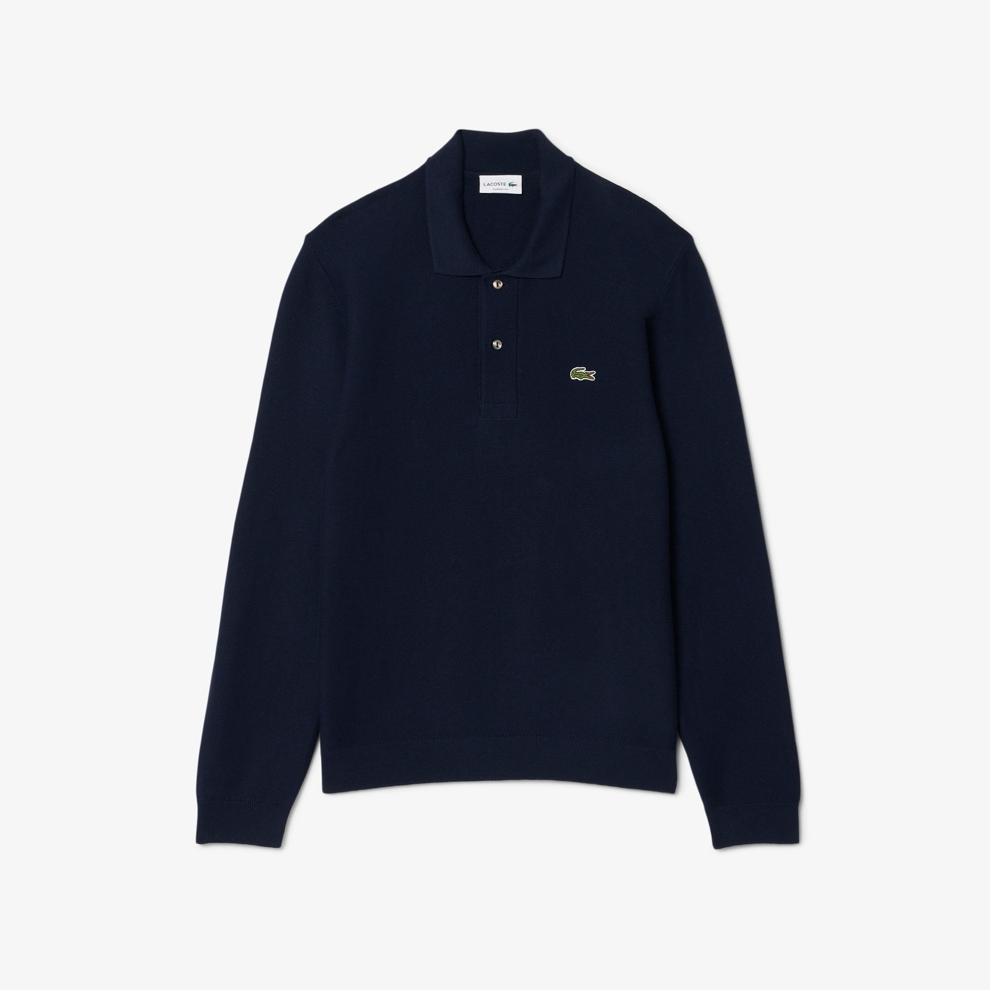 Erkek Classic Fit Polo Yaka Lacivert Kazak