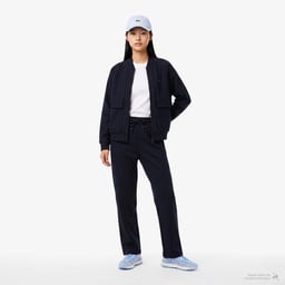 Kadın Regular Fit Fermuarlı Lacivert Sweatshirt Lacivert