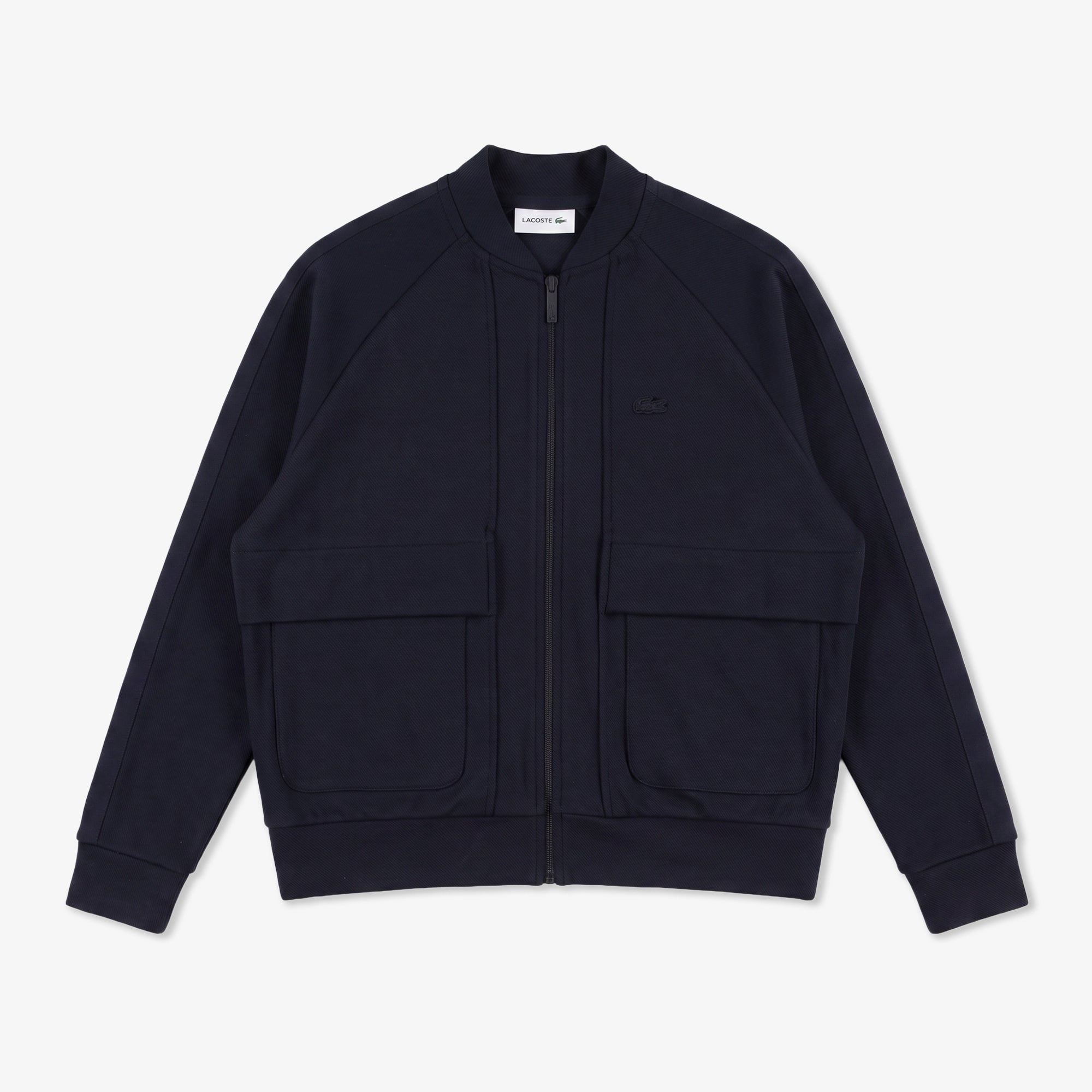 Kadın Regular Fit Fermuarlı Lacivert Sweatshirt