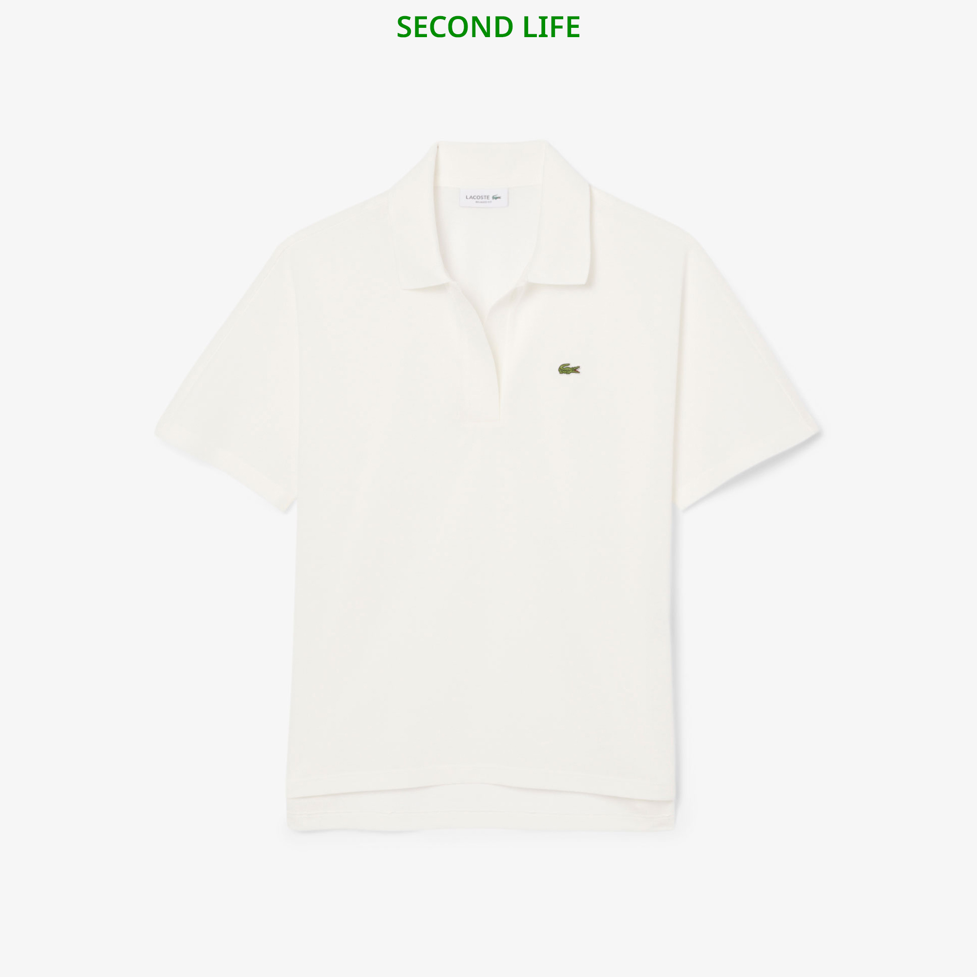 İkinci El Kadın Relaxed Fit Krem Polo