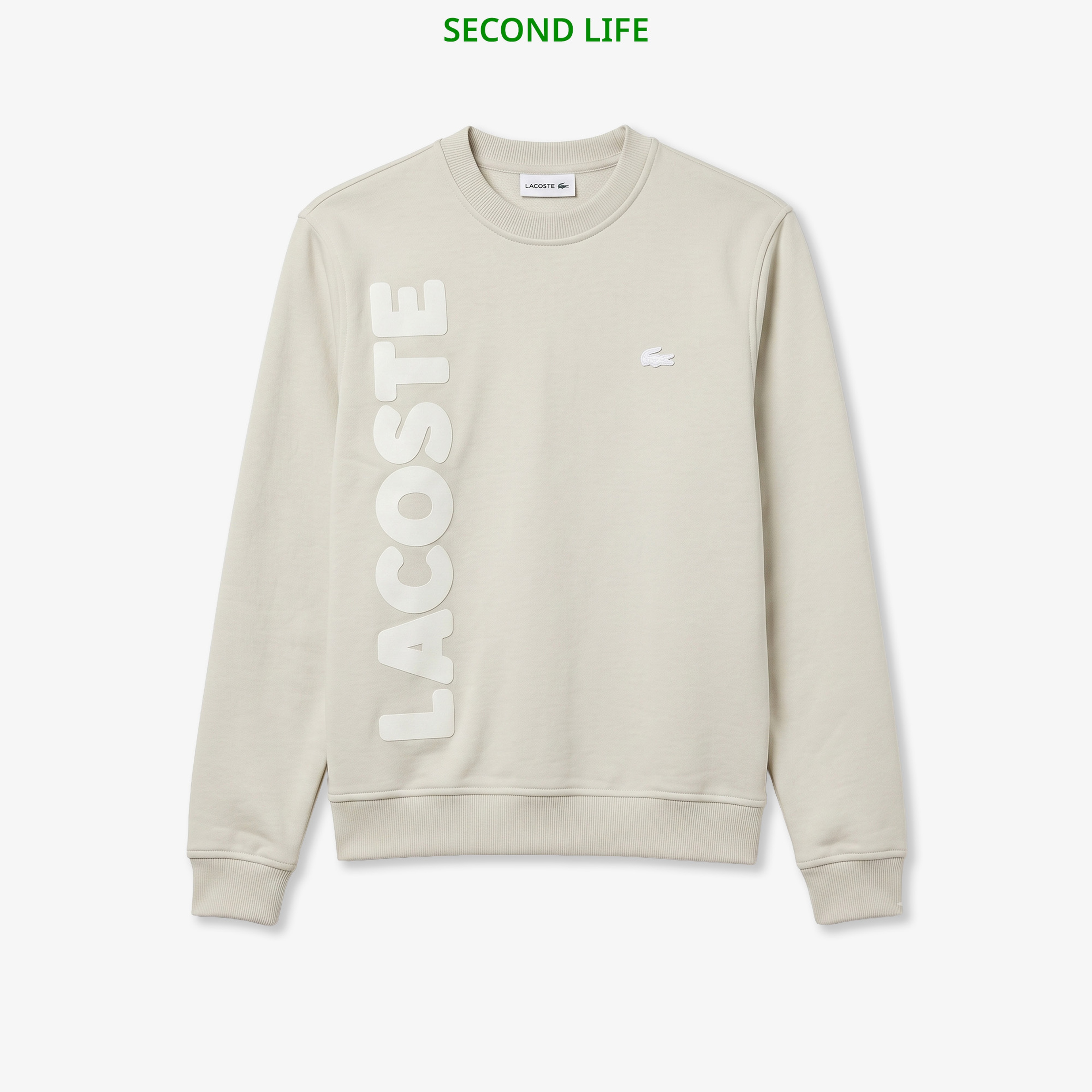 İkinci El Erkek Relaxed Fit Bisiklet Yaka Baskılı Bej Sweatshirt İkinci El Erkek Relaxed Fit Bisiklet Yaka Baskılı Bej Sweatshirt