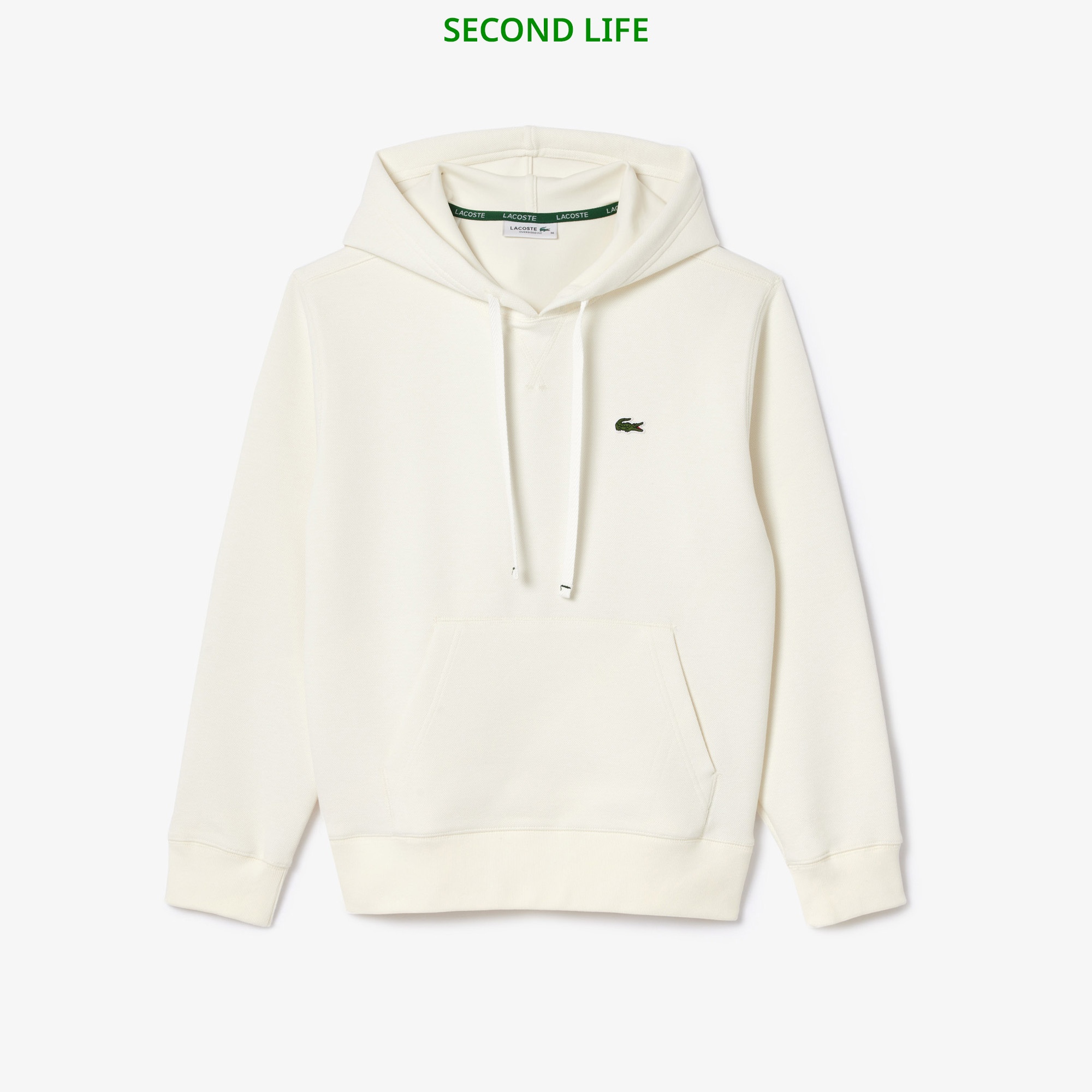 İkinci El Kadın Regular Fit Kapüşonlu Beyaz Sweatshirt