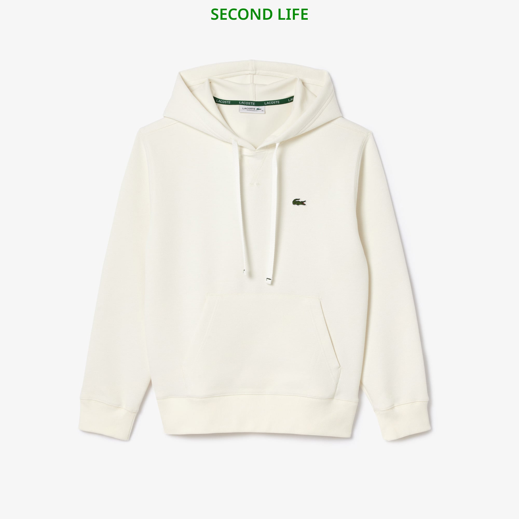 İkinci El Kadın Regular Fit Kapüşonlu Beyaz Sweatshirt İkinci El Kadın Regular Fit Kapüşonlu Beyaz Sweatshirt