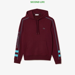 İkinci El Erkek Classic Fit Kapüşonlu Baskılı Kırmızı Sweatshirt Kırmızı