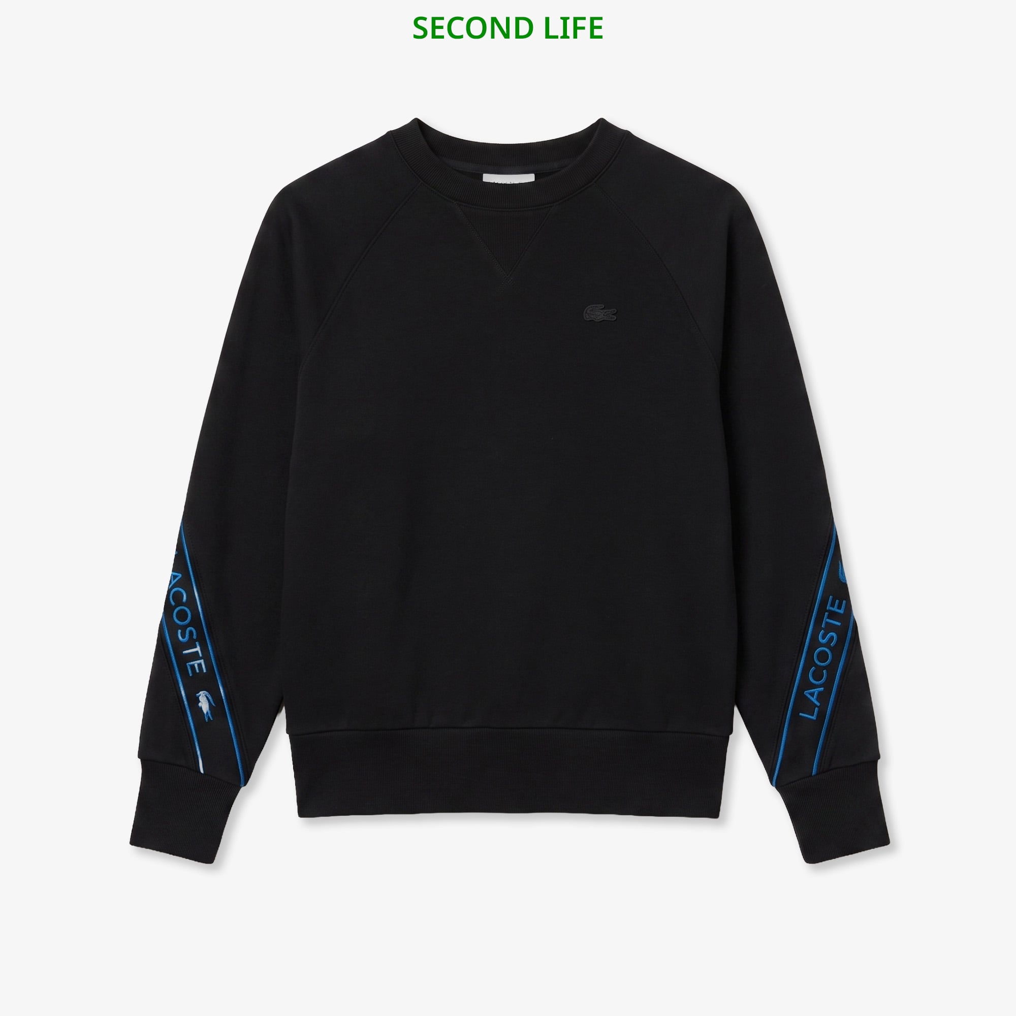 İkinci El Kadın Relaxed Fit Bisiklet Yaka Baskılı Siyah Sweatshirt