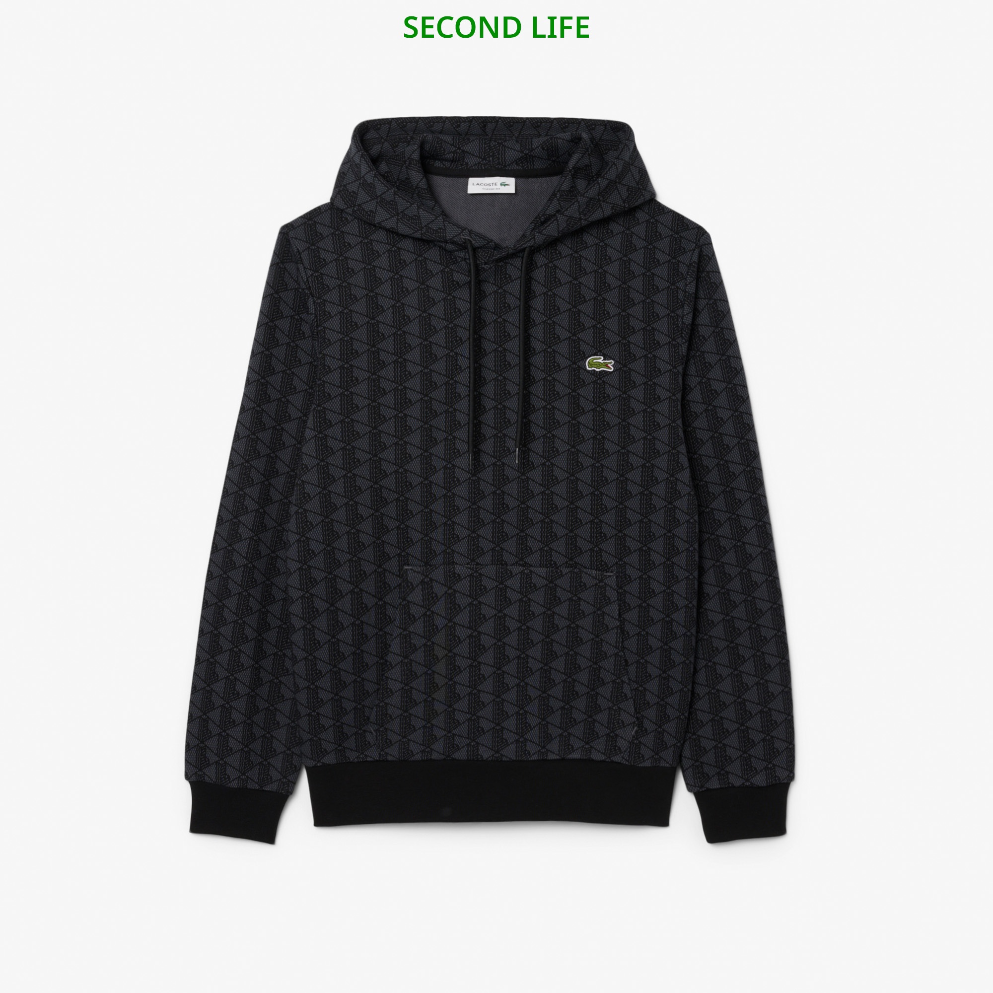 İkinci El Monogram Classic Fit Gri Sweatshirt