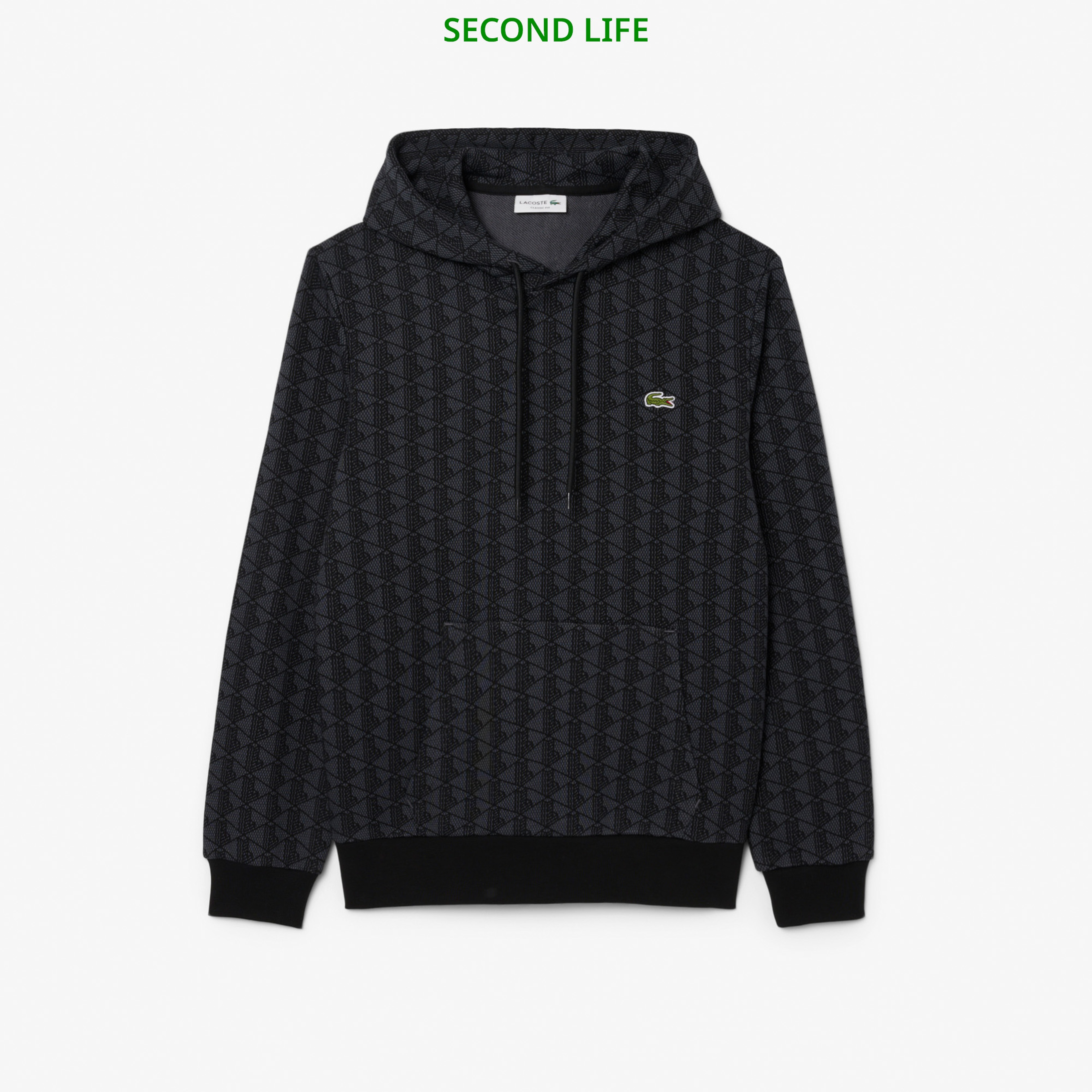 İkinci El Monogram Classic Fit Gri Sweatshirt İkinci El Monogram Classic Fit Gri Sweatshirt