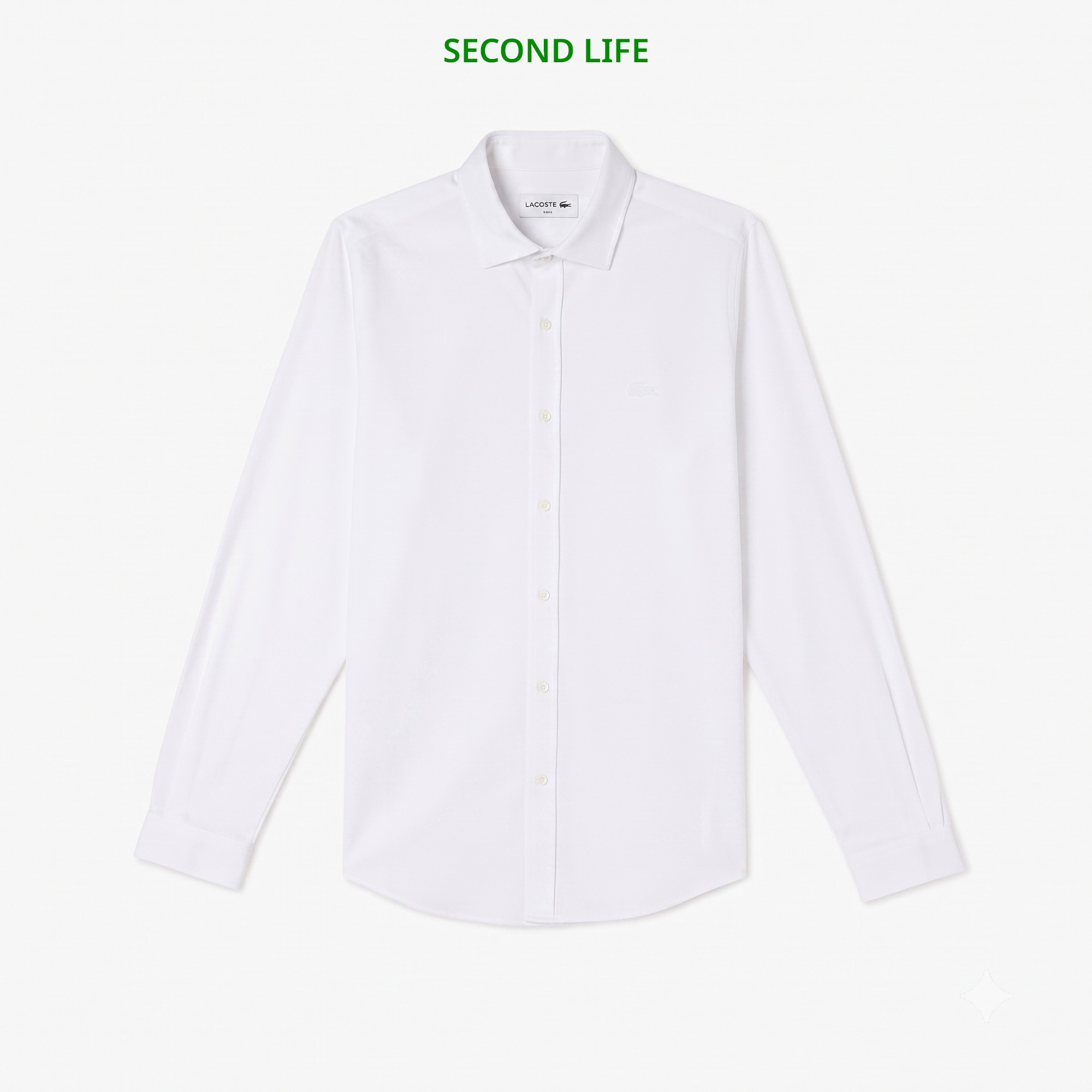 İkinci El Erkek Slim Fit Beyaz Gömlek