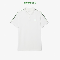 İkinci El SPORT Erkek Regular Fit Baskılı Beyaz Polo Beyaz
