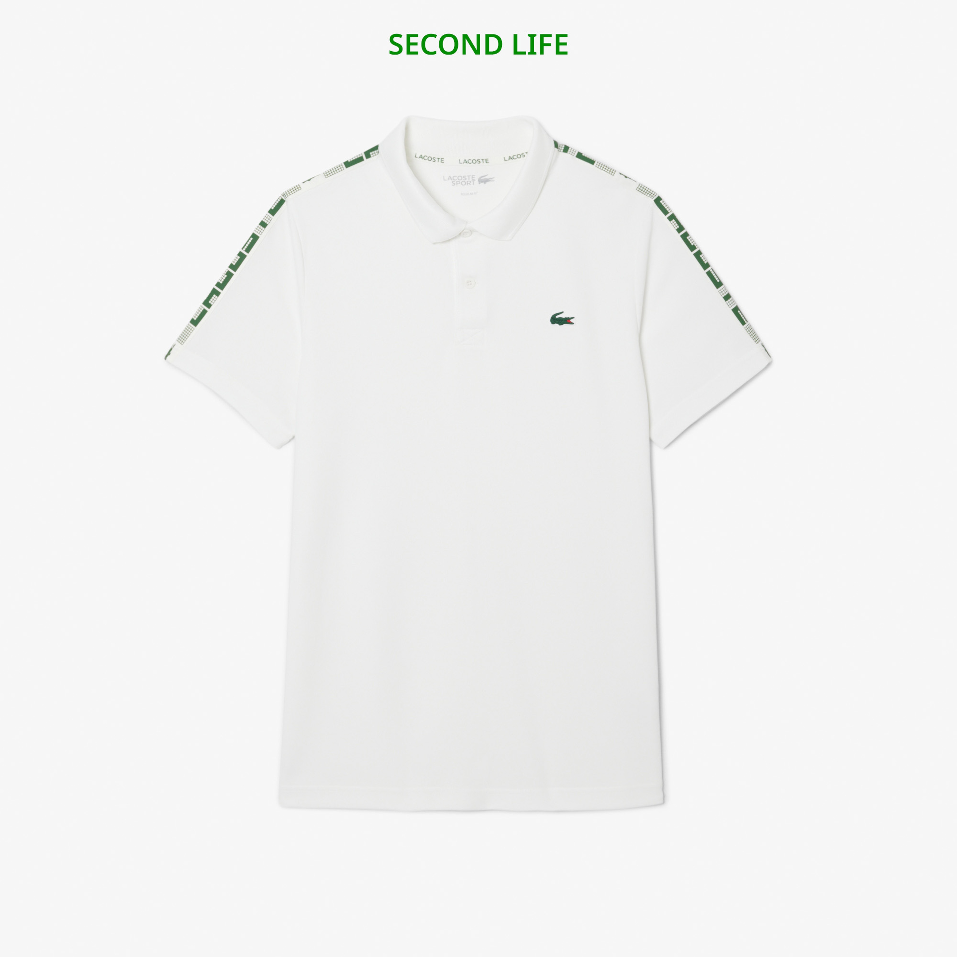 İkinci El SPORT Erkek Regular Fit Baskılı Beyaz Polo İkinci El SPORT Erkek Regular Fit Baskılı Beyaz Polo