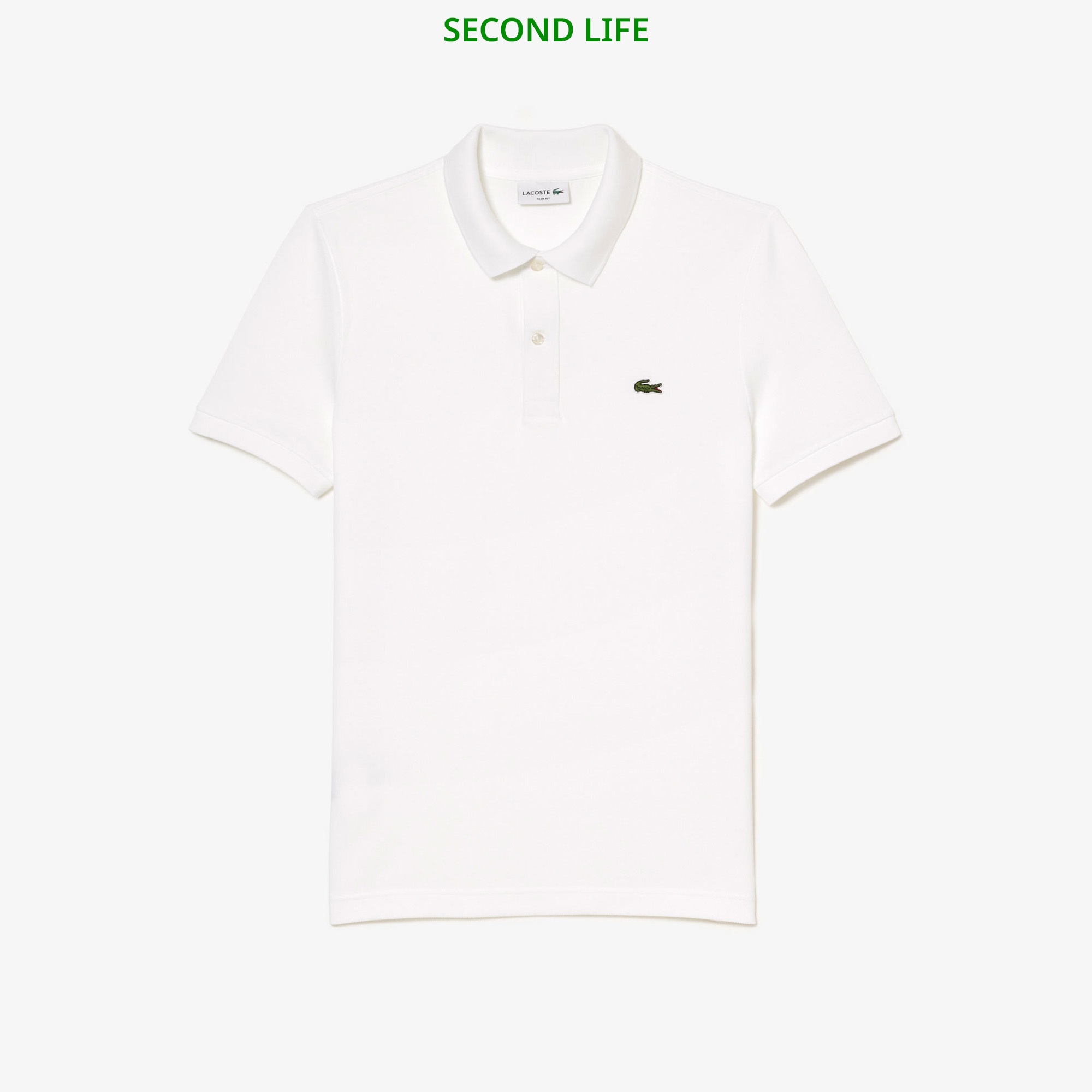 İkinci El L.12.12 Erkek Slim Fit Beyaz Polo