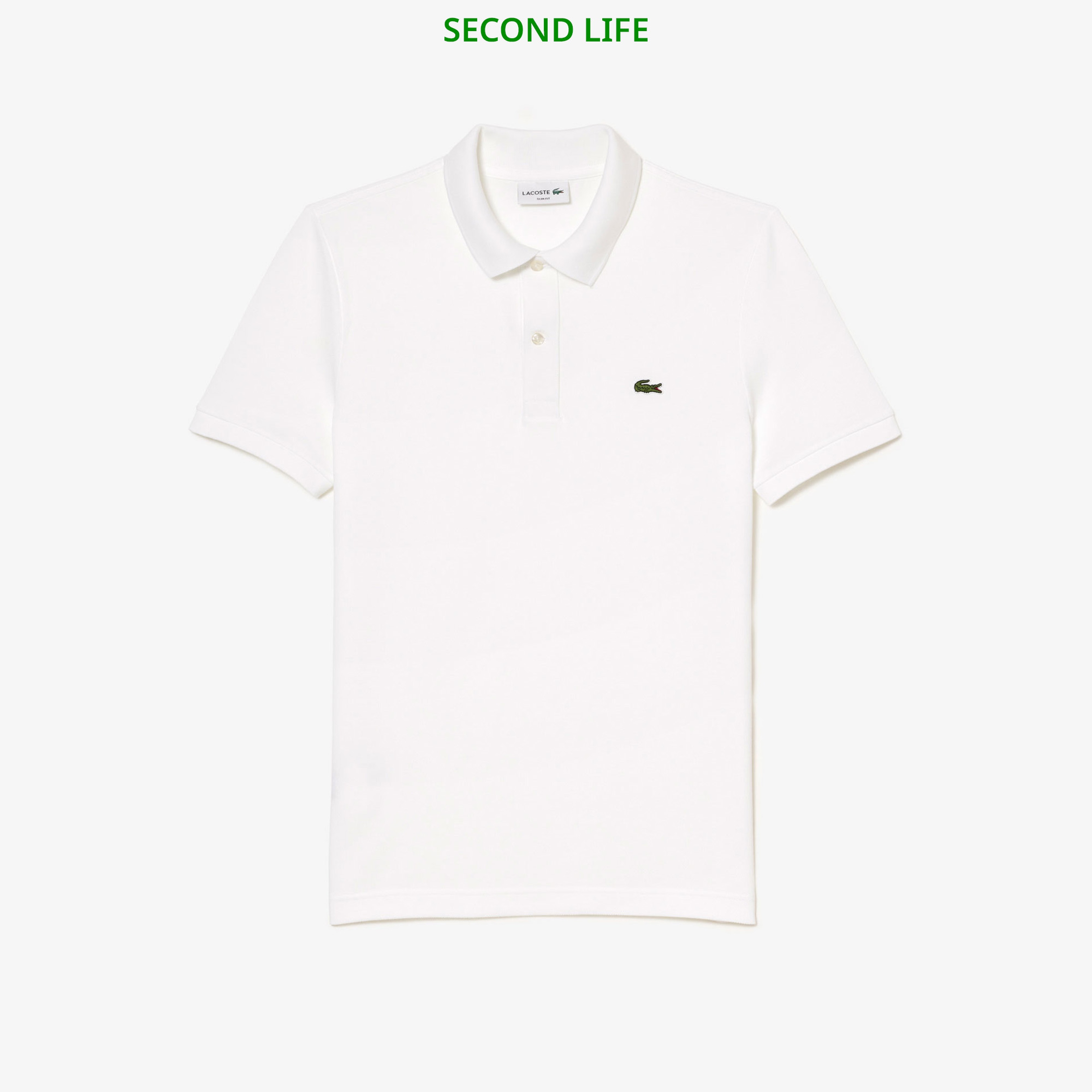 İkinci El L.12.12 Erkek Slim Fit Beyaz Polo İkinci El L.12.12 Erkek Slim Fit Beyaz Polo