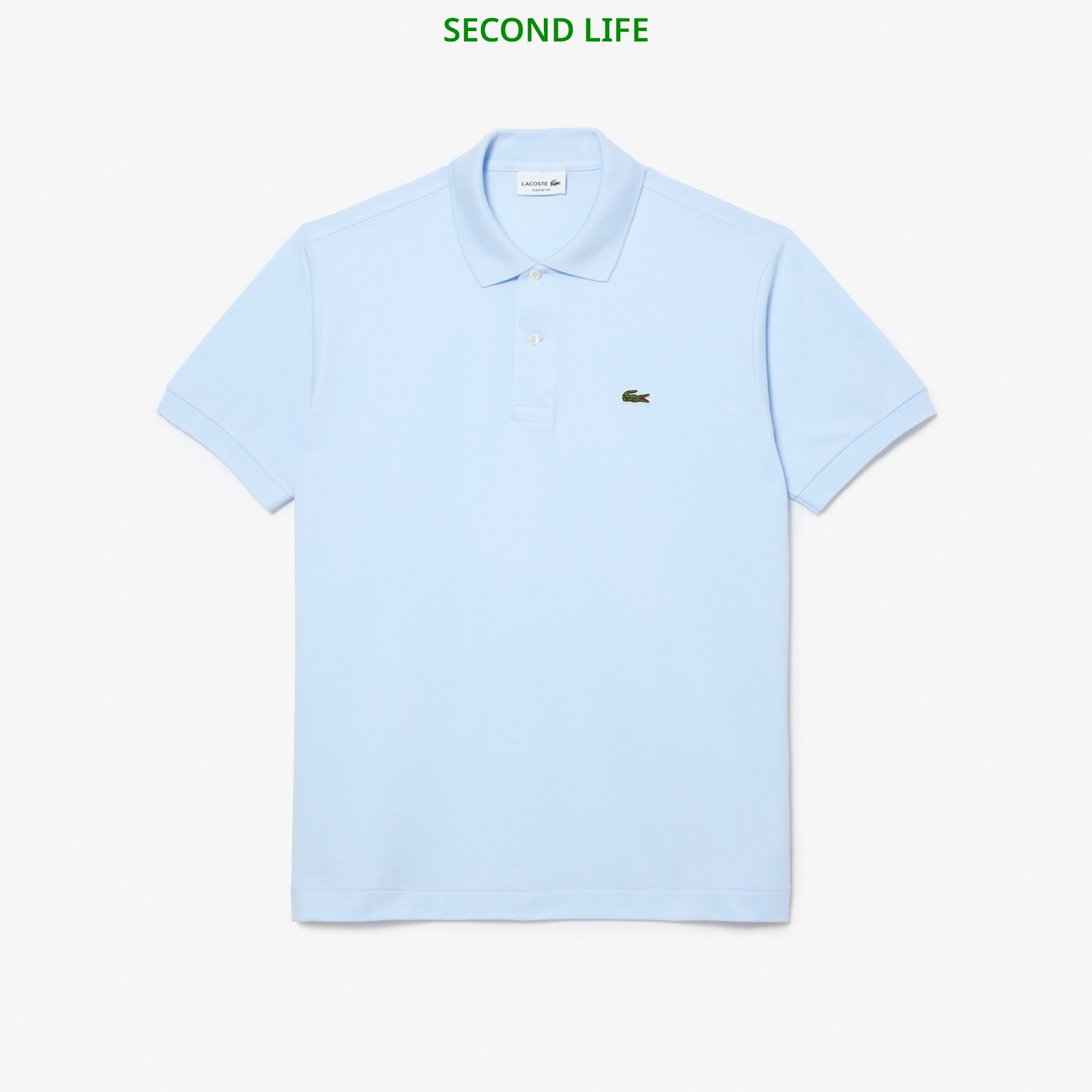 İkinci El L.12.12 Erkek Classic Fit Açık Mavi Polo