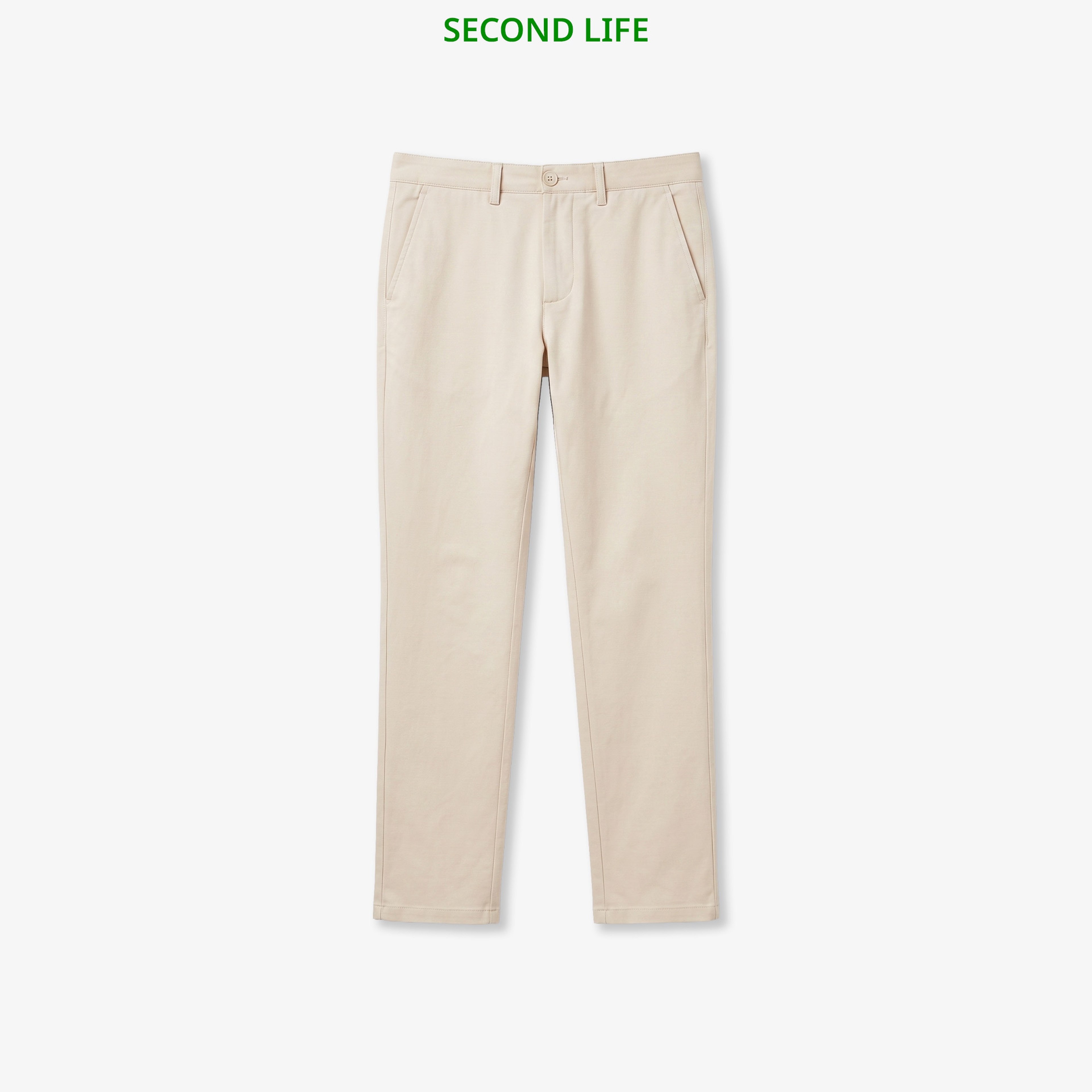 İkinci El Erkek Slim Fit Chino Krem Pantolon İkinci El Erkek Slim Fit Chino Krem Pantolon