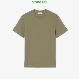 İkinci El Erkek Regular Fit Bisiklet Yaka Haki T-Shirt Yeşil