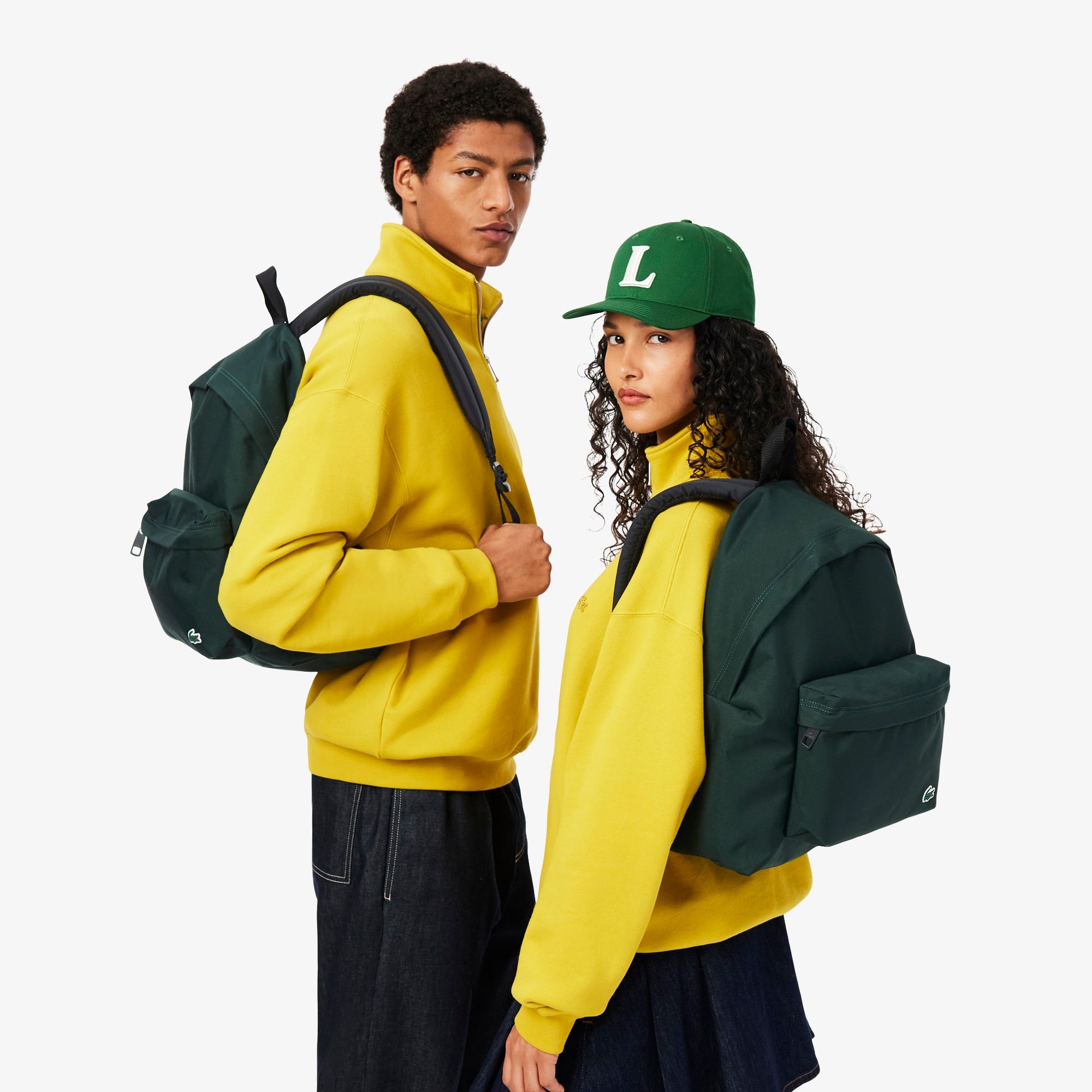 Casual Croc Unisex Koyu Yeşil Sırt Çantası