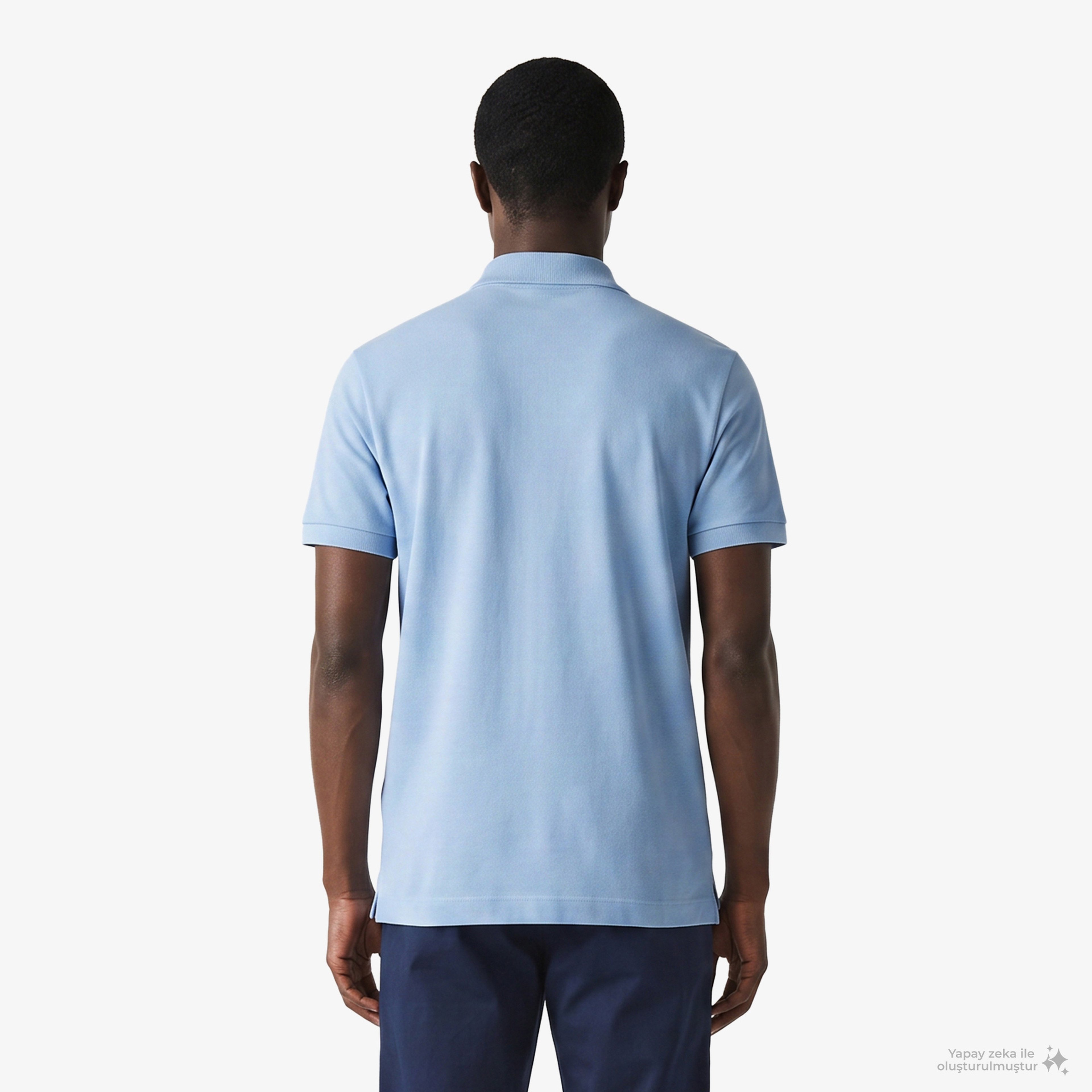 Erkek Regular Fit Mavi Paris Polo Erkek Regular Fit Mavi Paris Polo