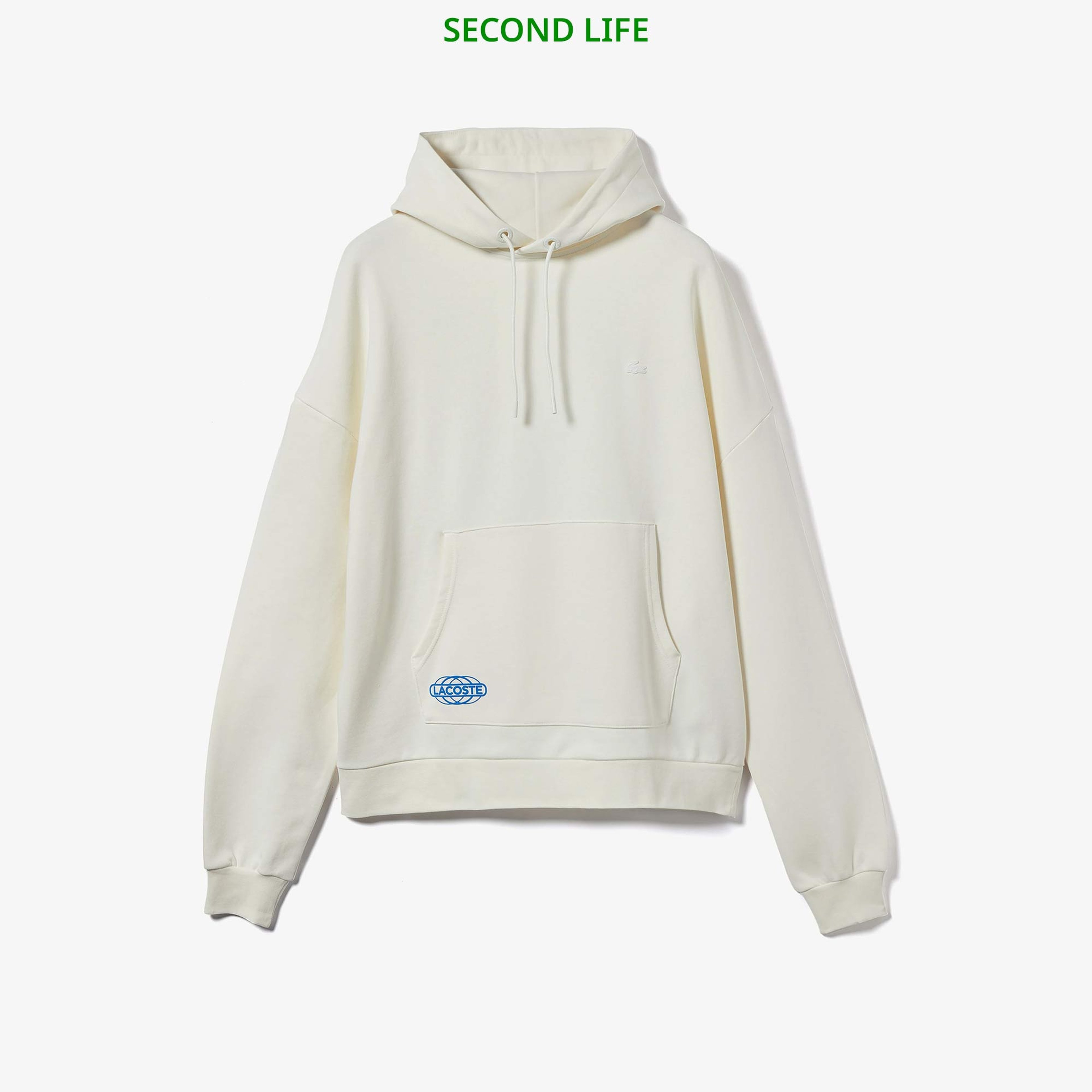 İkinci El Erkek Relaxed Fit Kapüşonlu Beyaz Sweatshirt İkinci El Erkek Relaxed Fit Kapüşonlu Beyaz Sweatshirt