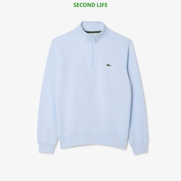 İkinci El Erkek Classic Fit Yarım Fermuarlı Mavi Sweatshirt Mavi