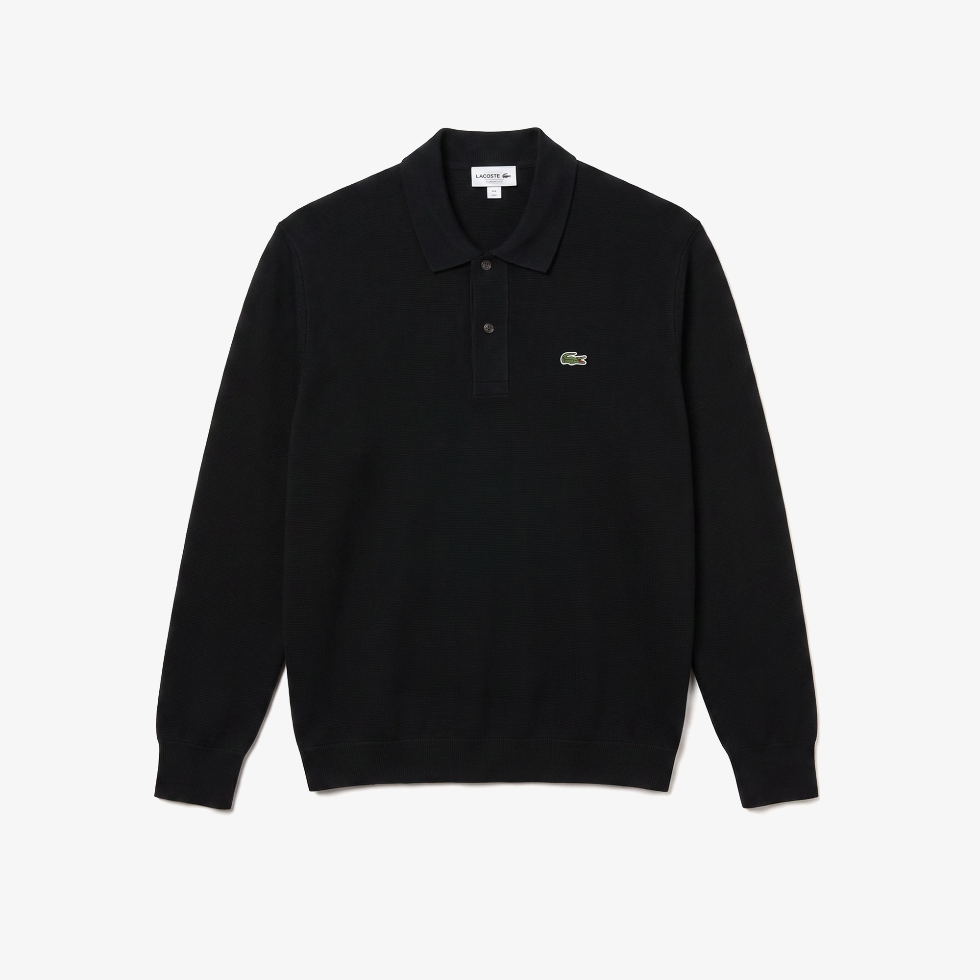 Erkek Classic Fit Polo Yaka Koyu Yeşil Kazak
