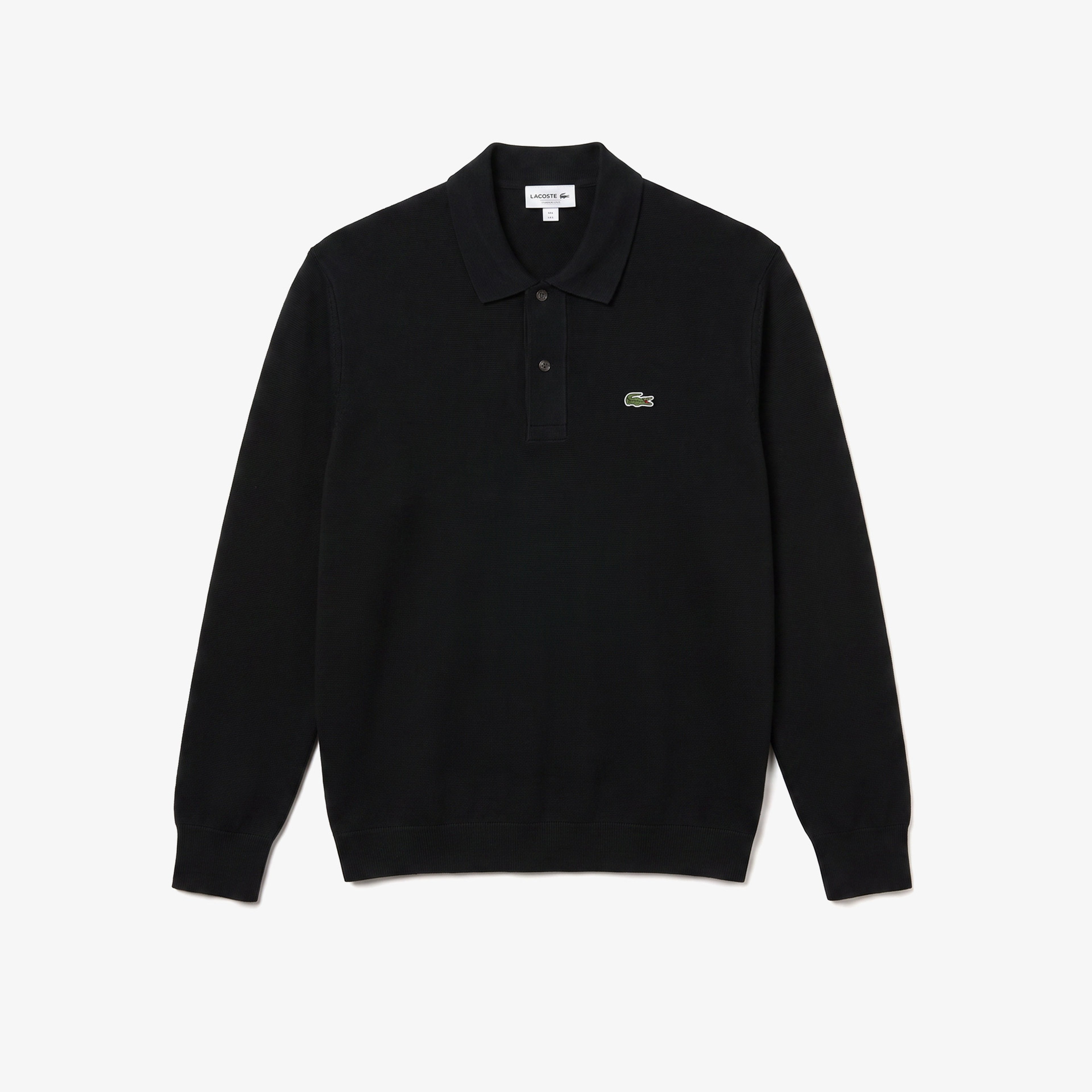 Erkek Classic Fit Polo Yaka Koyu Yeşil Kazak
