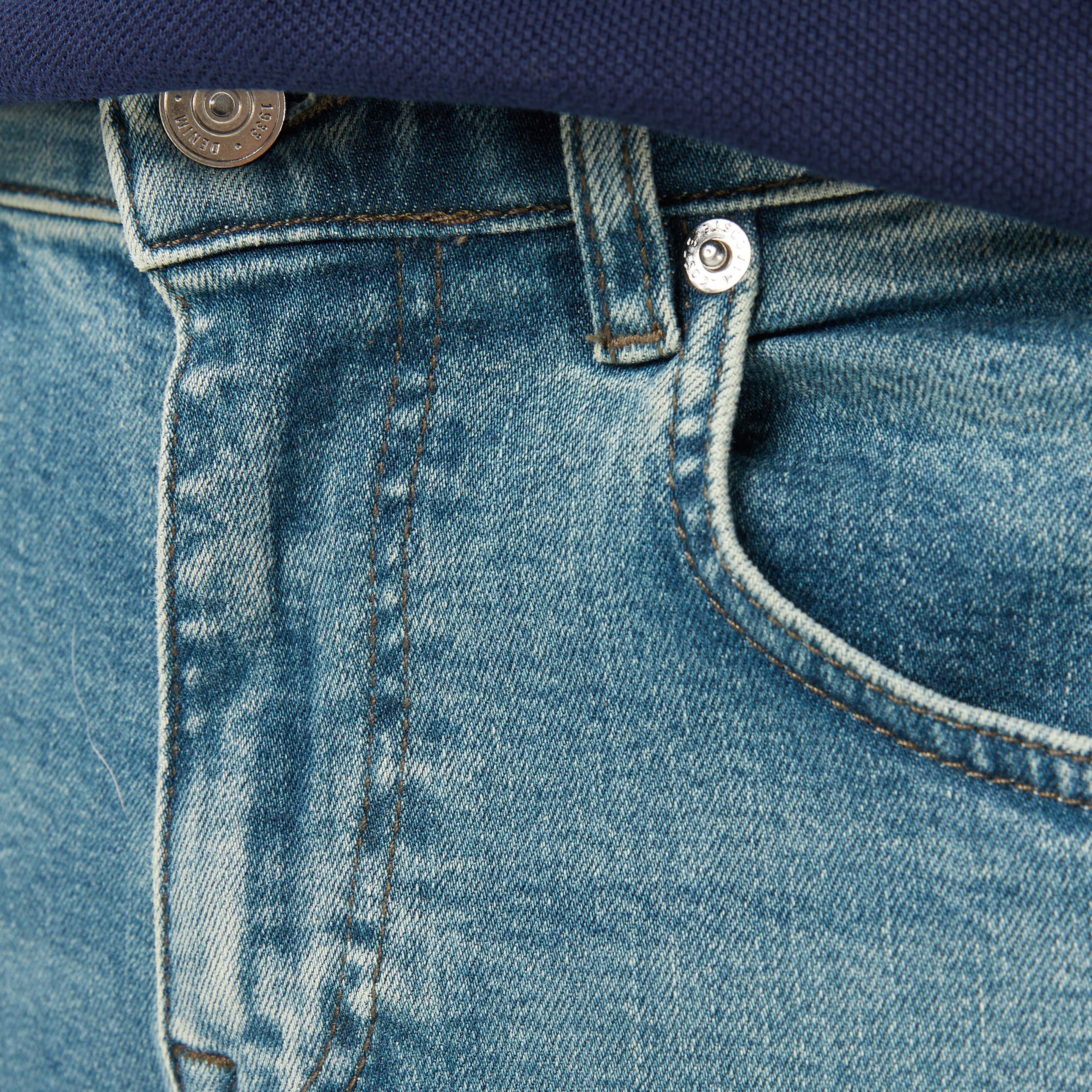 Erkek Slim Fit Mavi Jean Pantolon Erkek Slim Fit Mavi Jean Pantolon