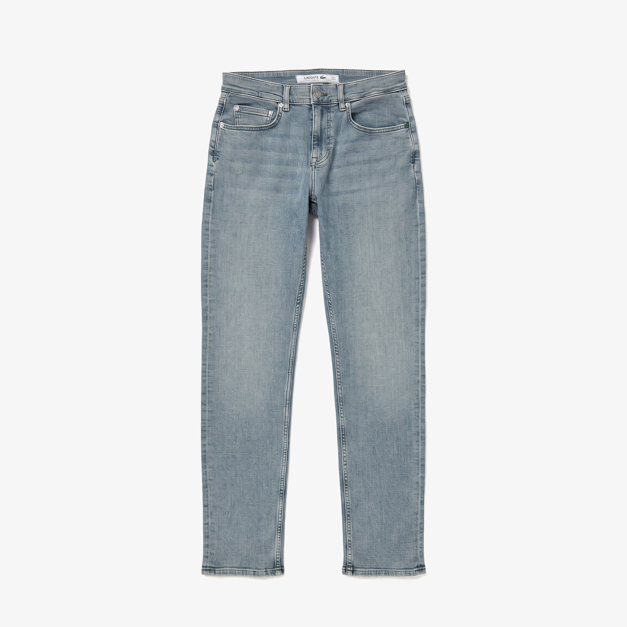 Lacoste Erkek Slim Fit Mavi Jean Pantolon görsel 3