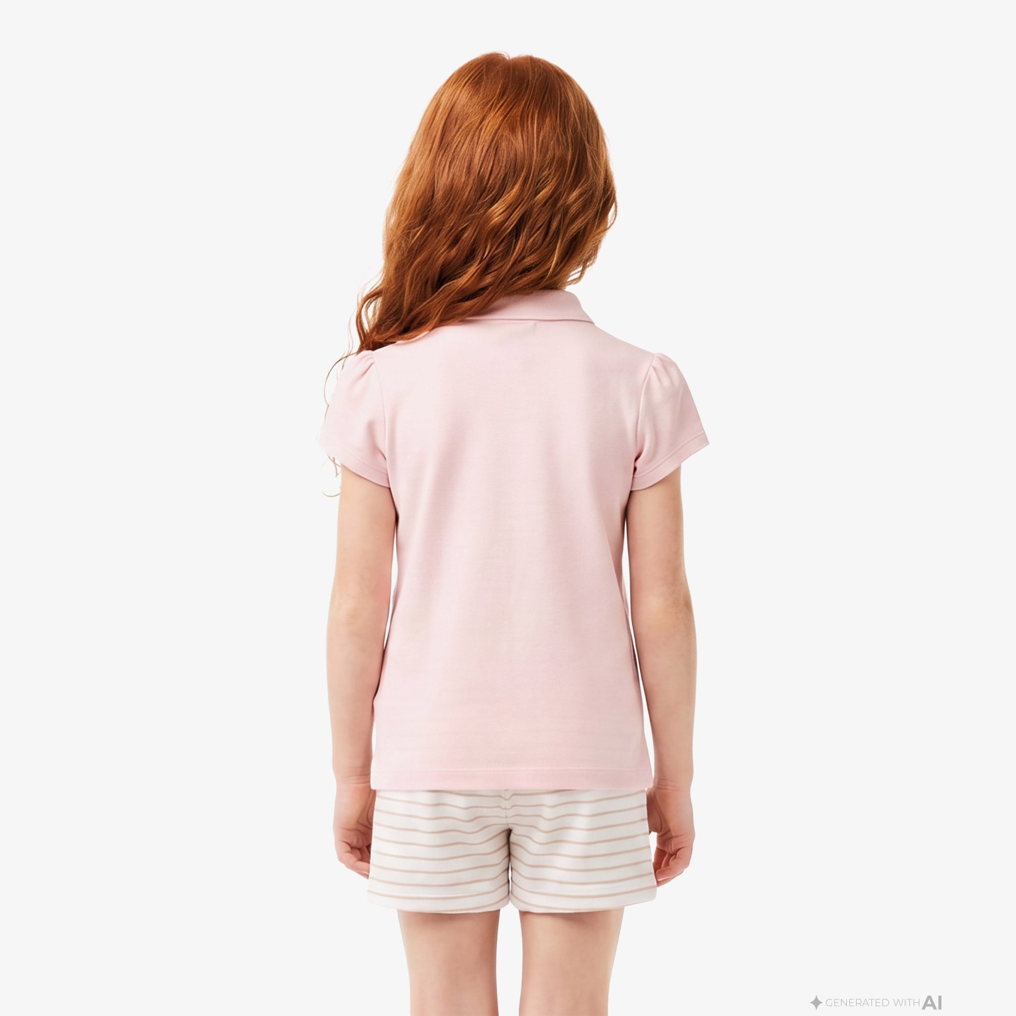 Kız Çocuk Pembe Polo