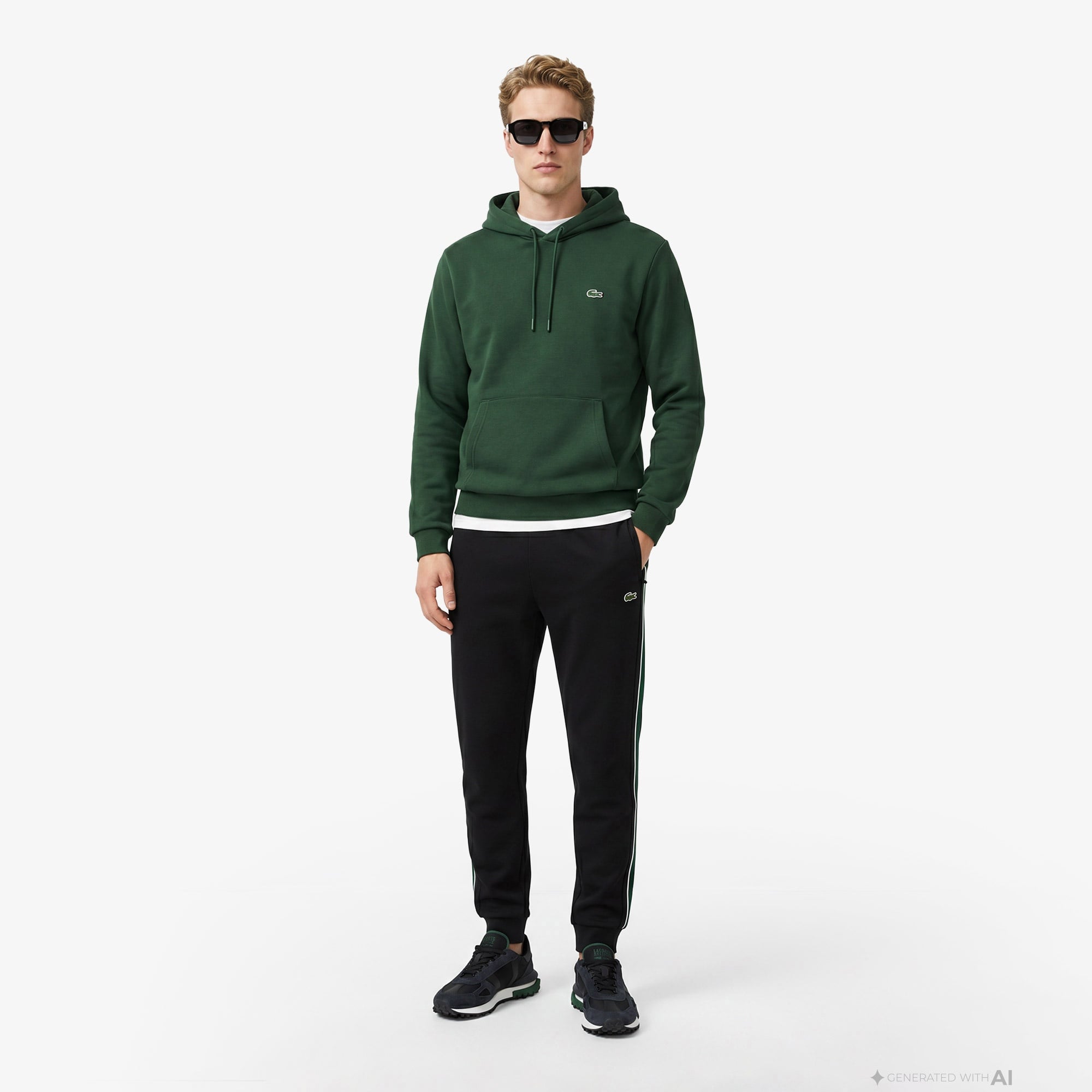 Erkek Slim Fit Siyah Eşofman Altı