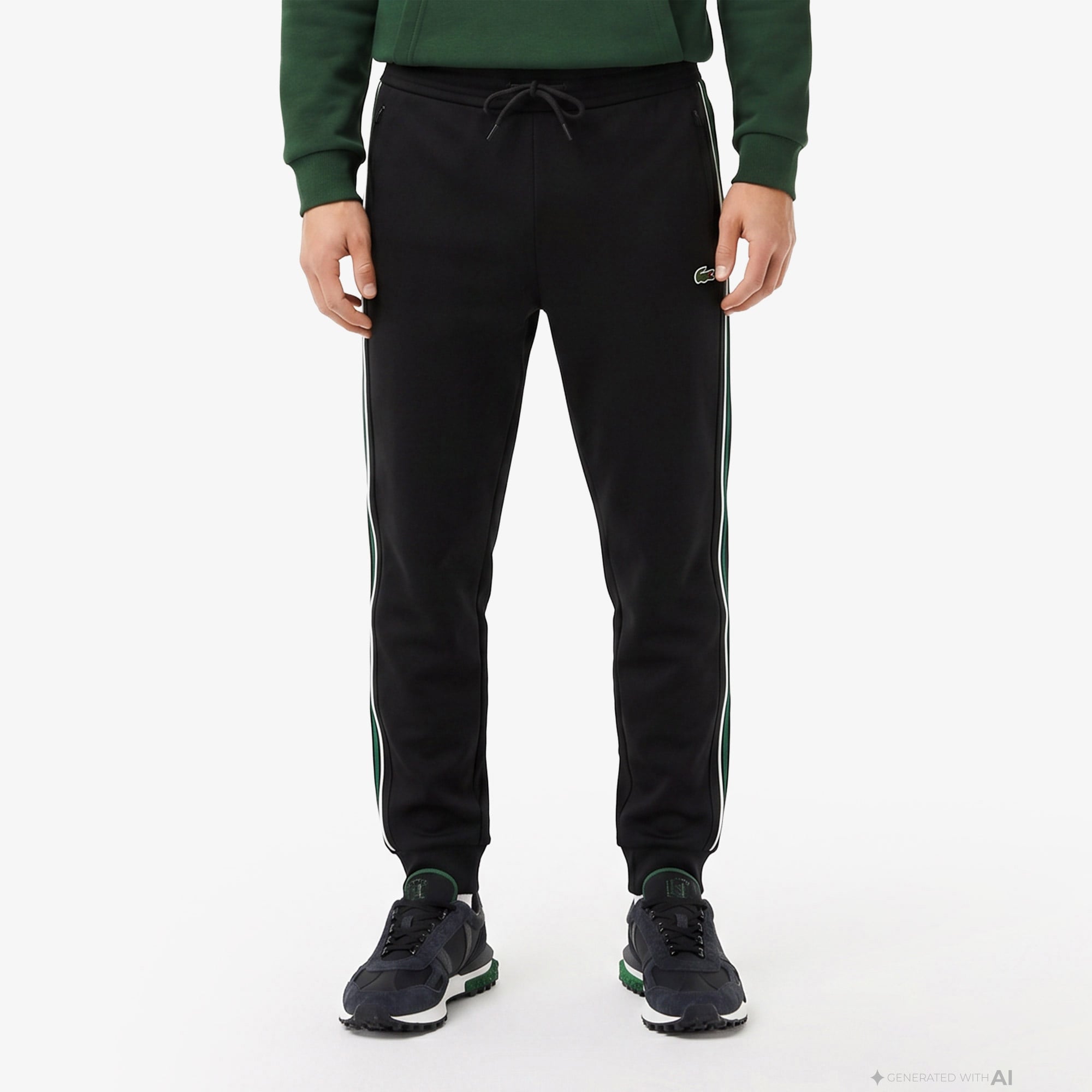 Erkek Slim Fit Siyah Eşofman Altı