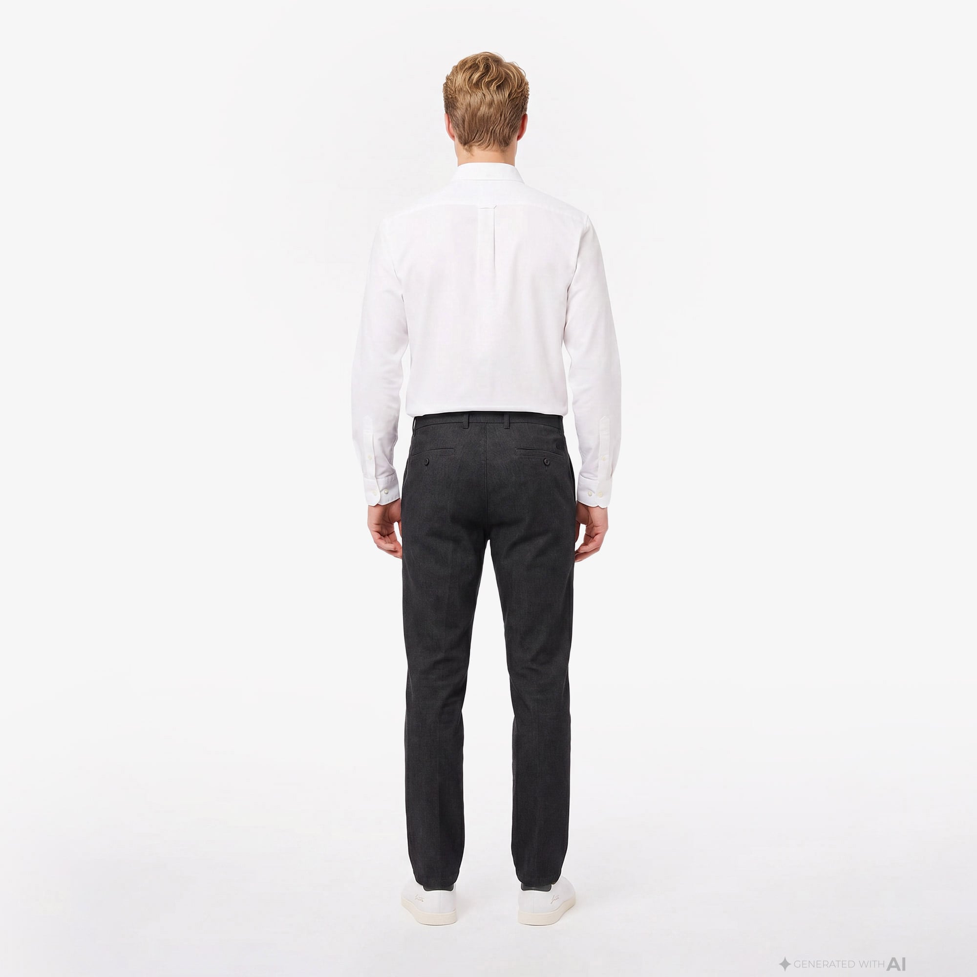 Lacoste Erkek Slim Fit Siyah Chino Pantolon görsel 5