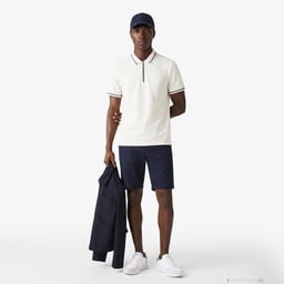 Erkek Regular Fit Beyaz Polo Beyaz