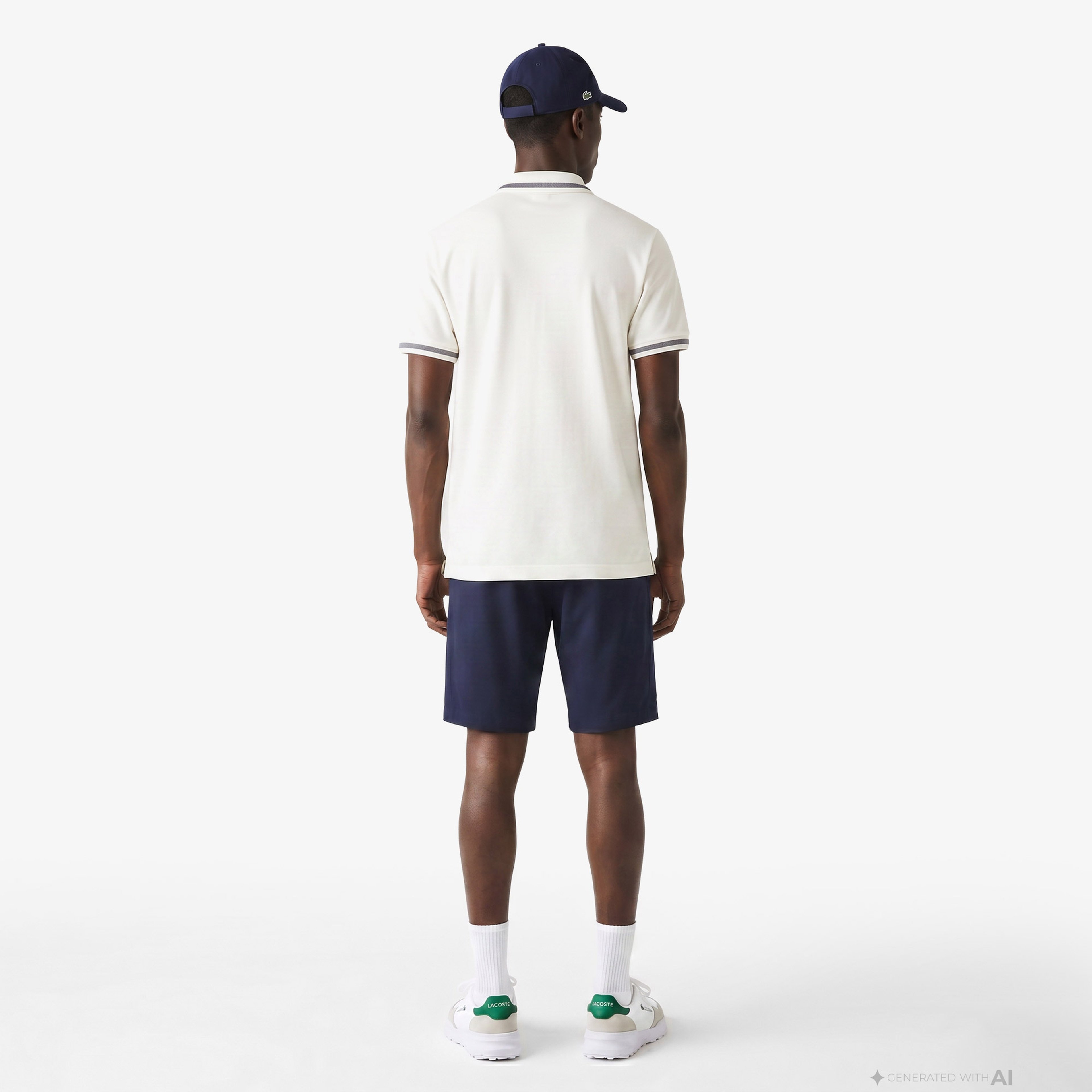 Erkek Regular Fit Beyaz Polo